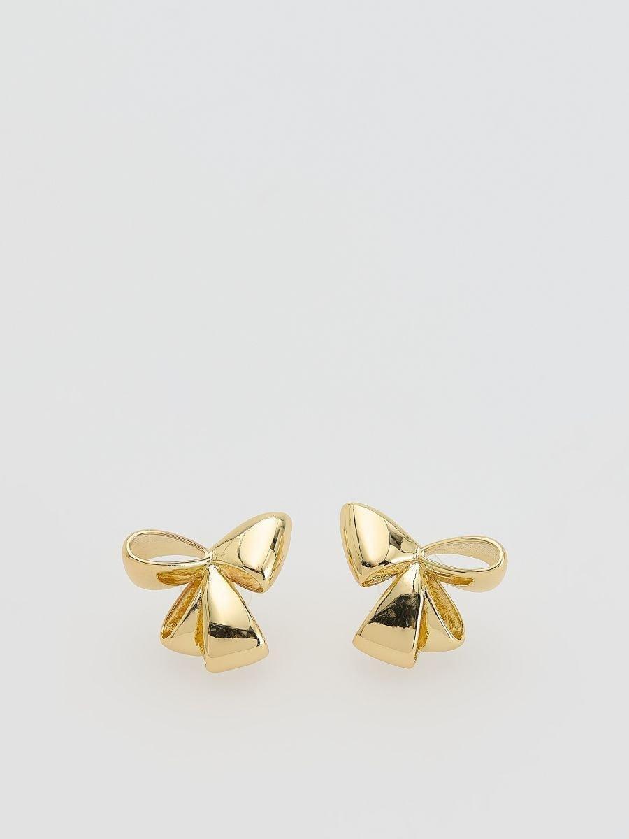 Gold Earrings, Golden, large image number 0