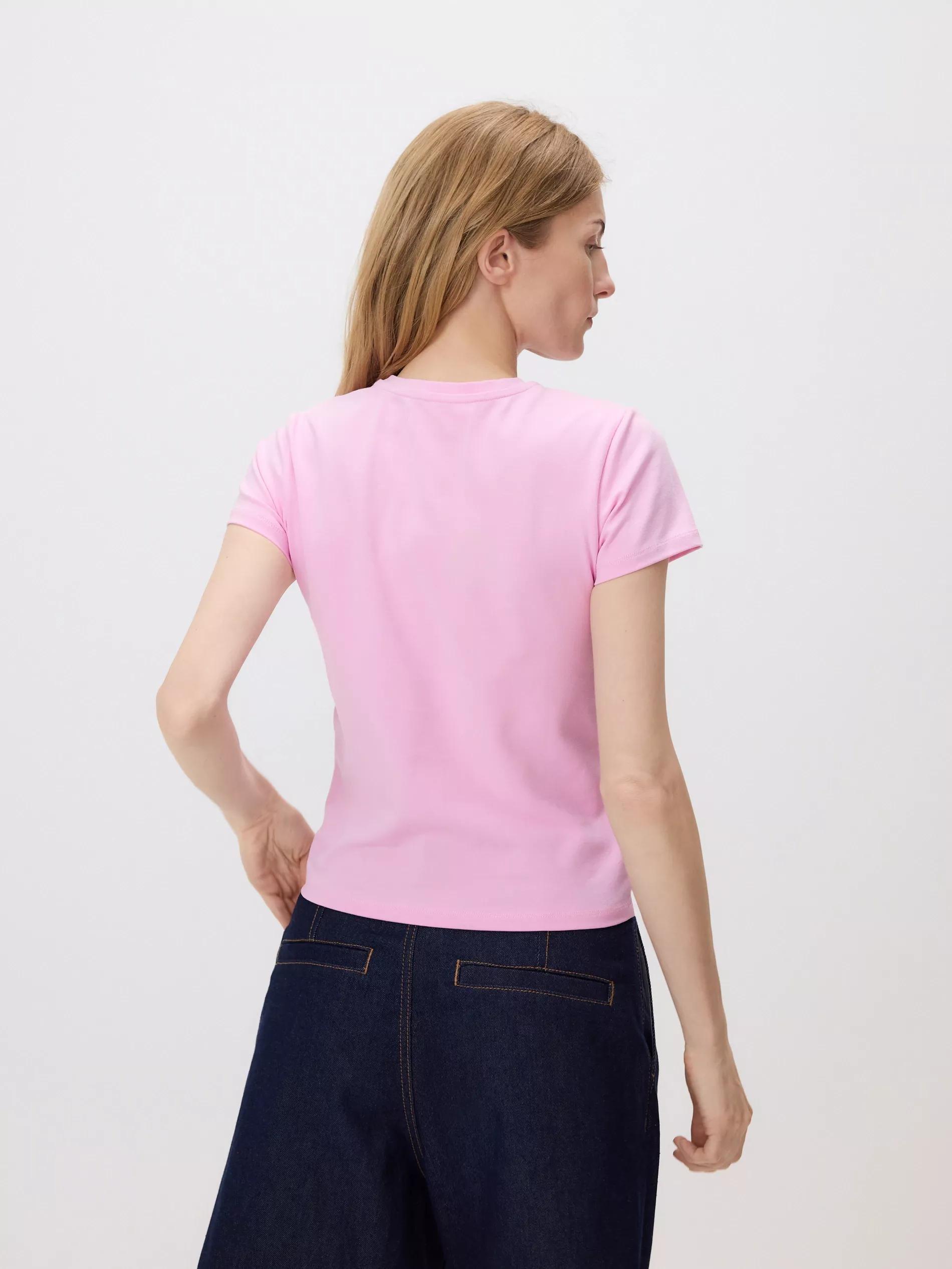 Pink Regular Fit Printed T-Shirt, Pink, large image number 3