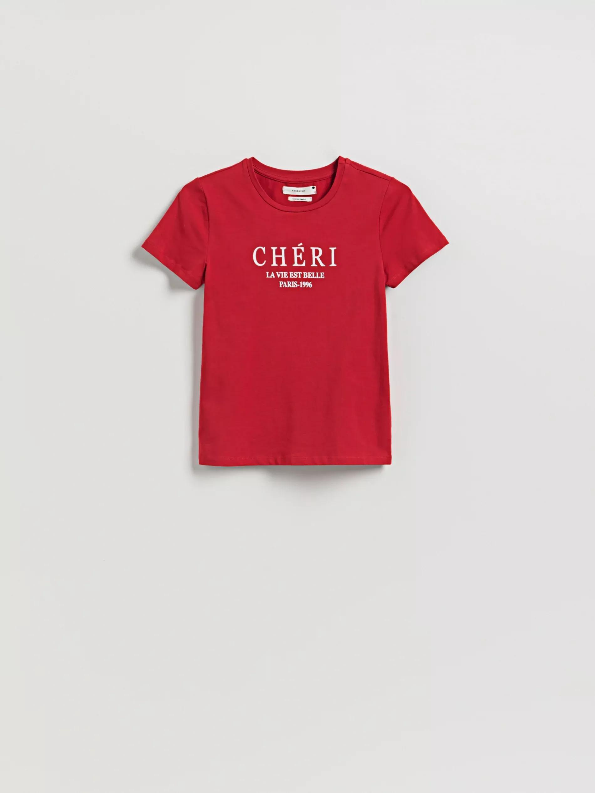 Red Regular Fit Printed T-Shirt, , large image number 3