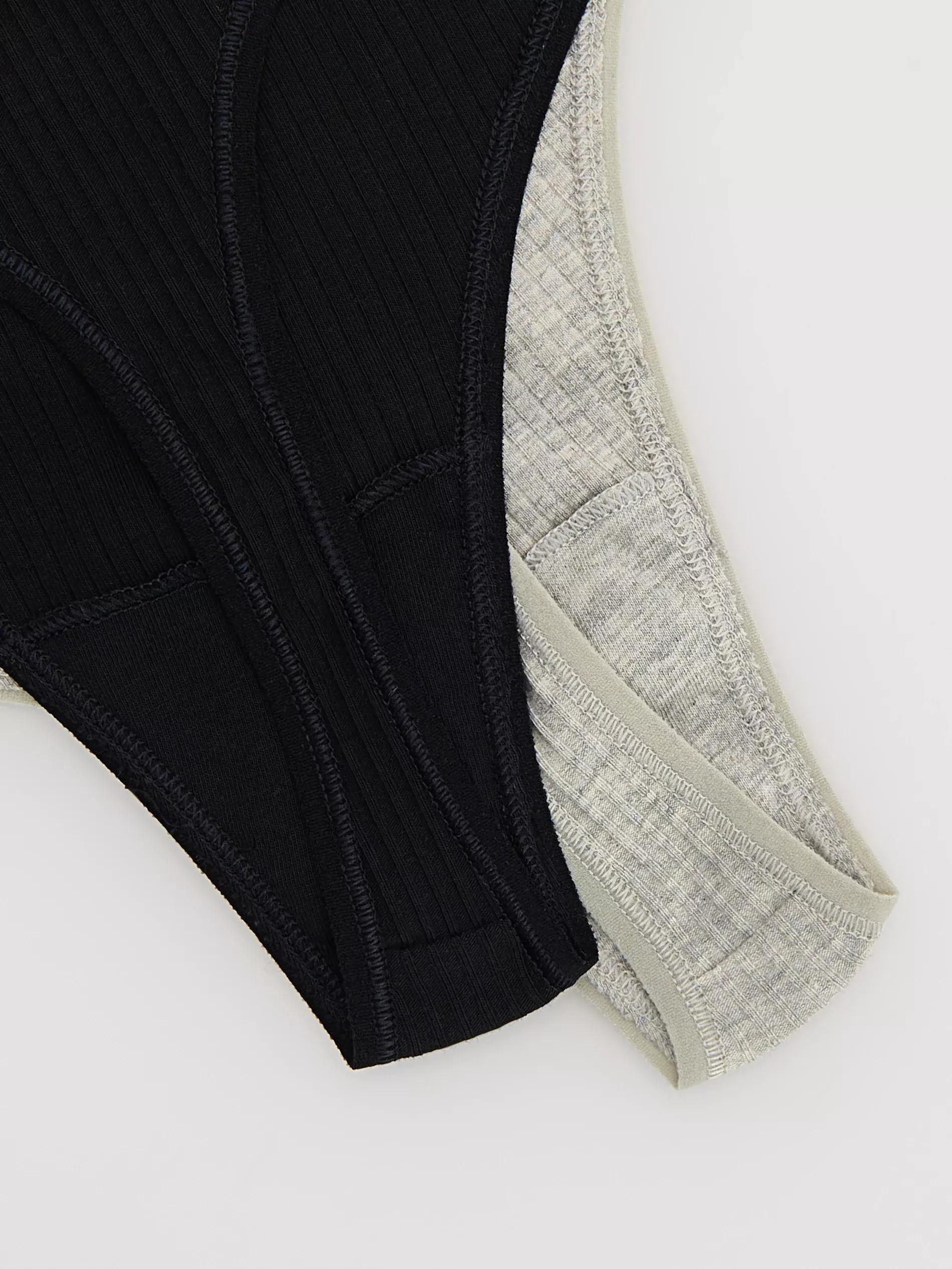 Black Thongs 2 Pack, Black, large image number 2