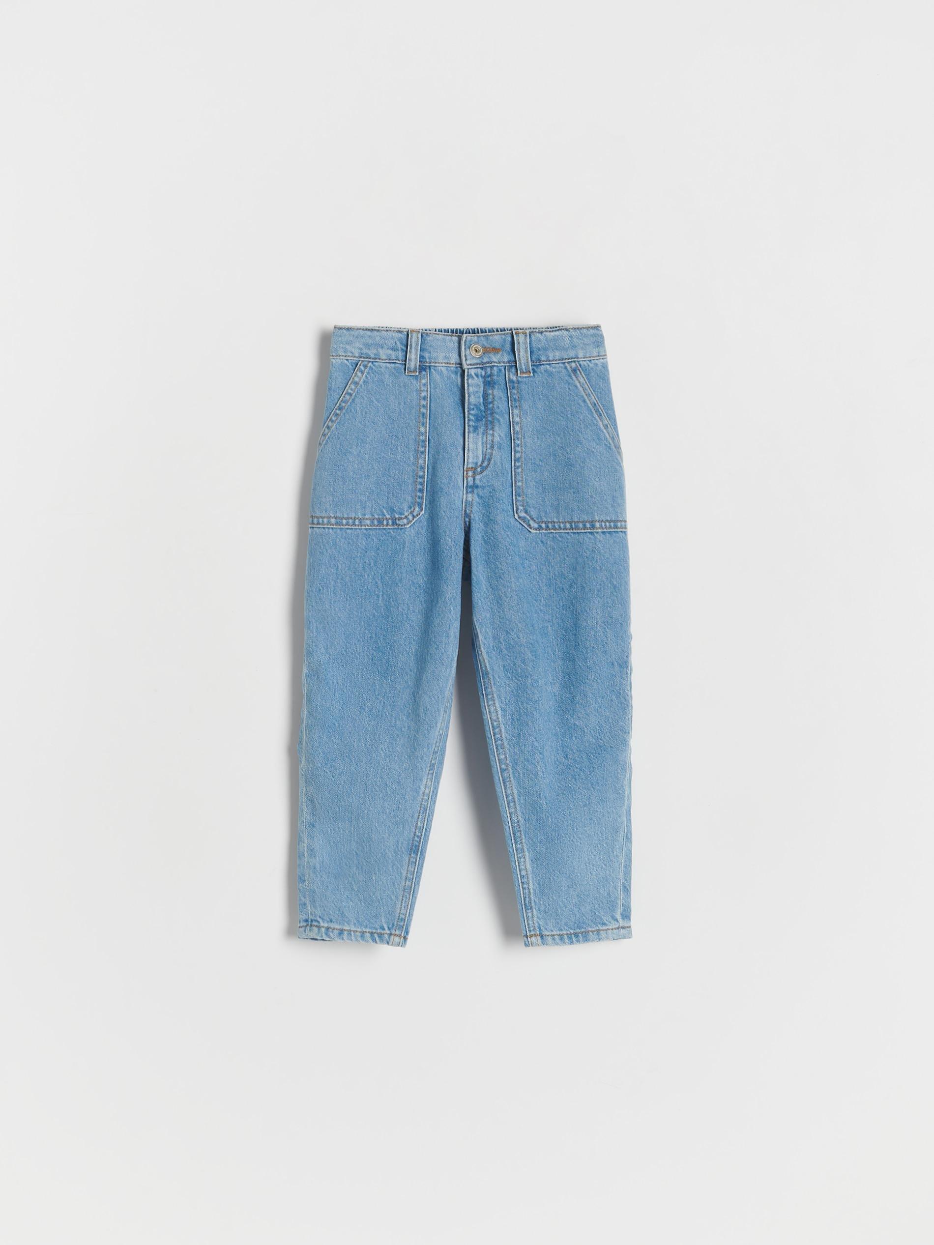 Blue Classic Balloon Trousers, Kids Boys, , large image number 2