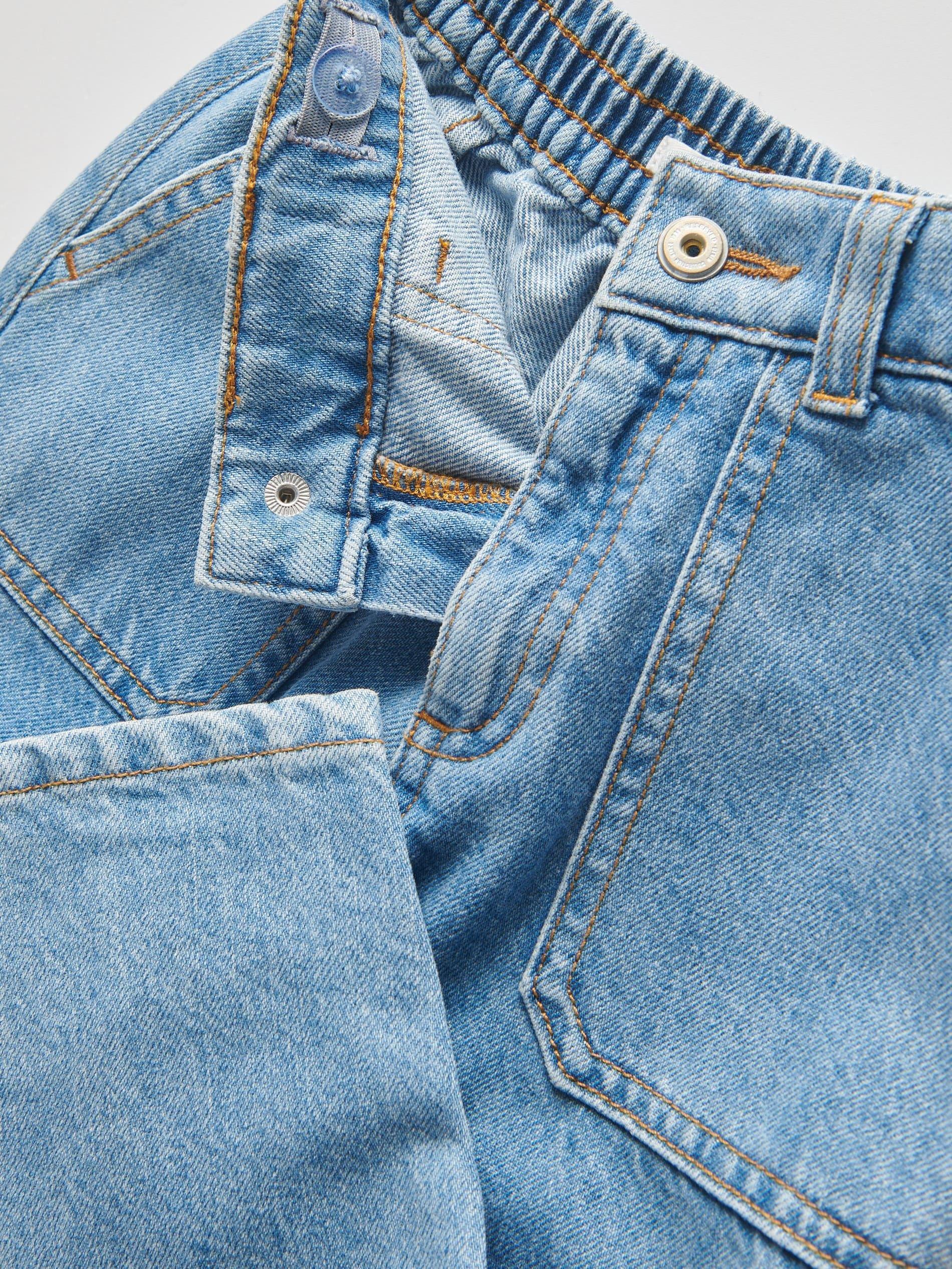 Blue Classic Balloon Trousers, Kids Boys, , large image number 5