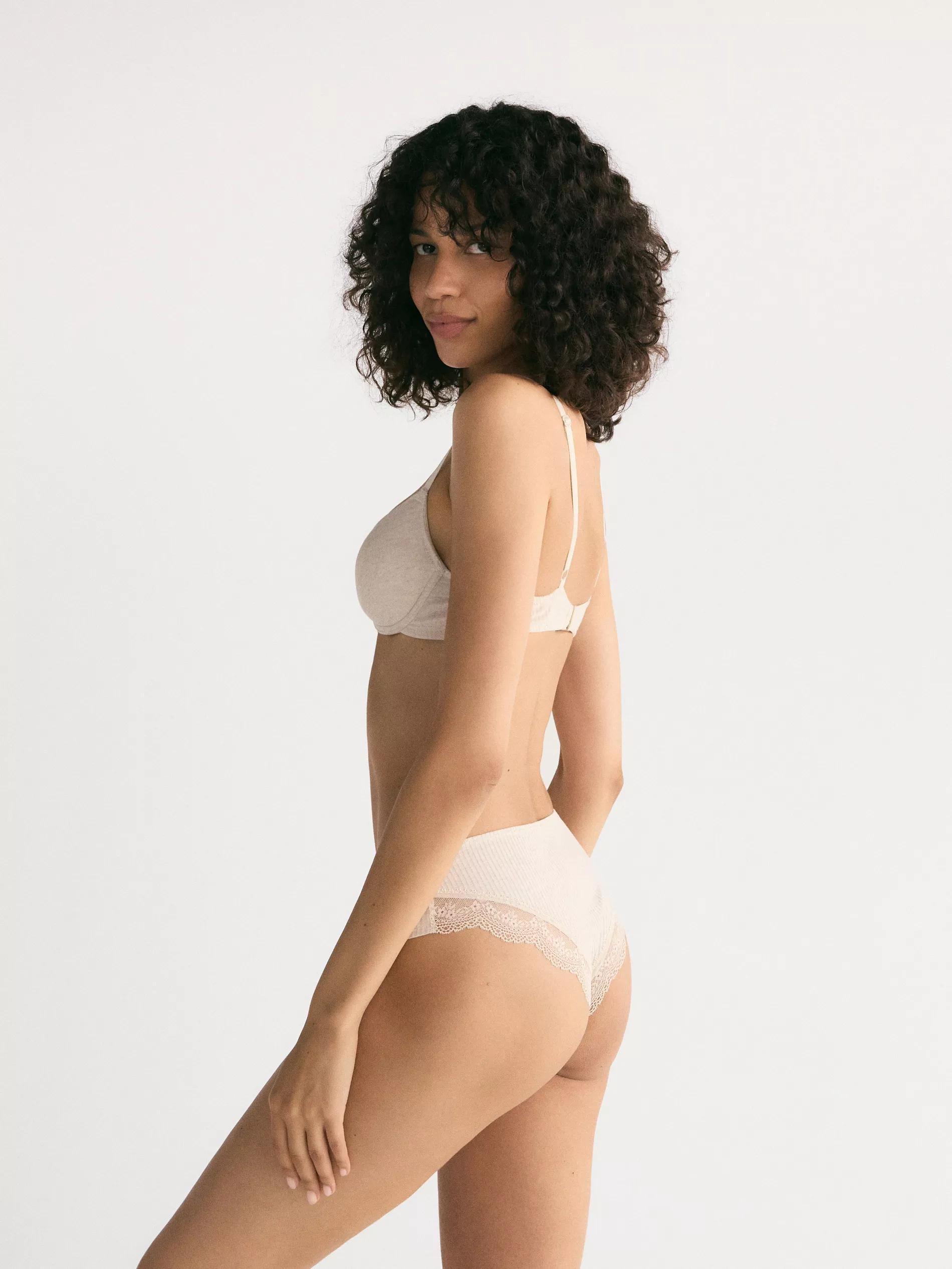 NUDE Hipster panties 3-pack, Ivory, large image number 1