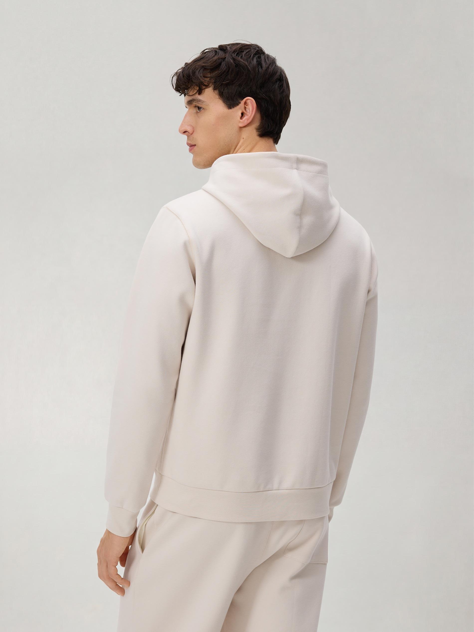 Beige Hoodie, Beige, large image number 1