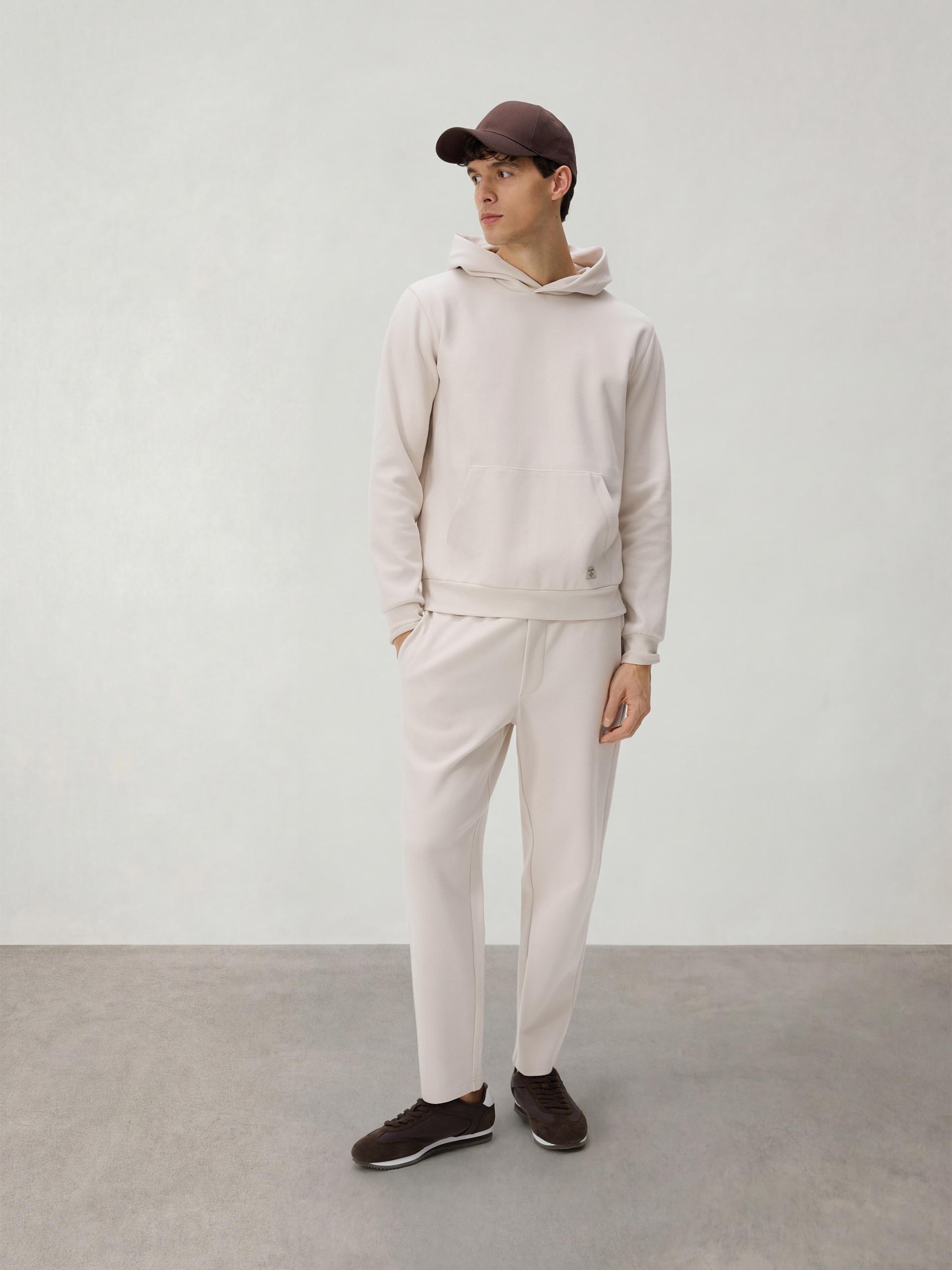 Beige Hoodie, Beige, large image number 3