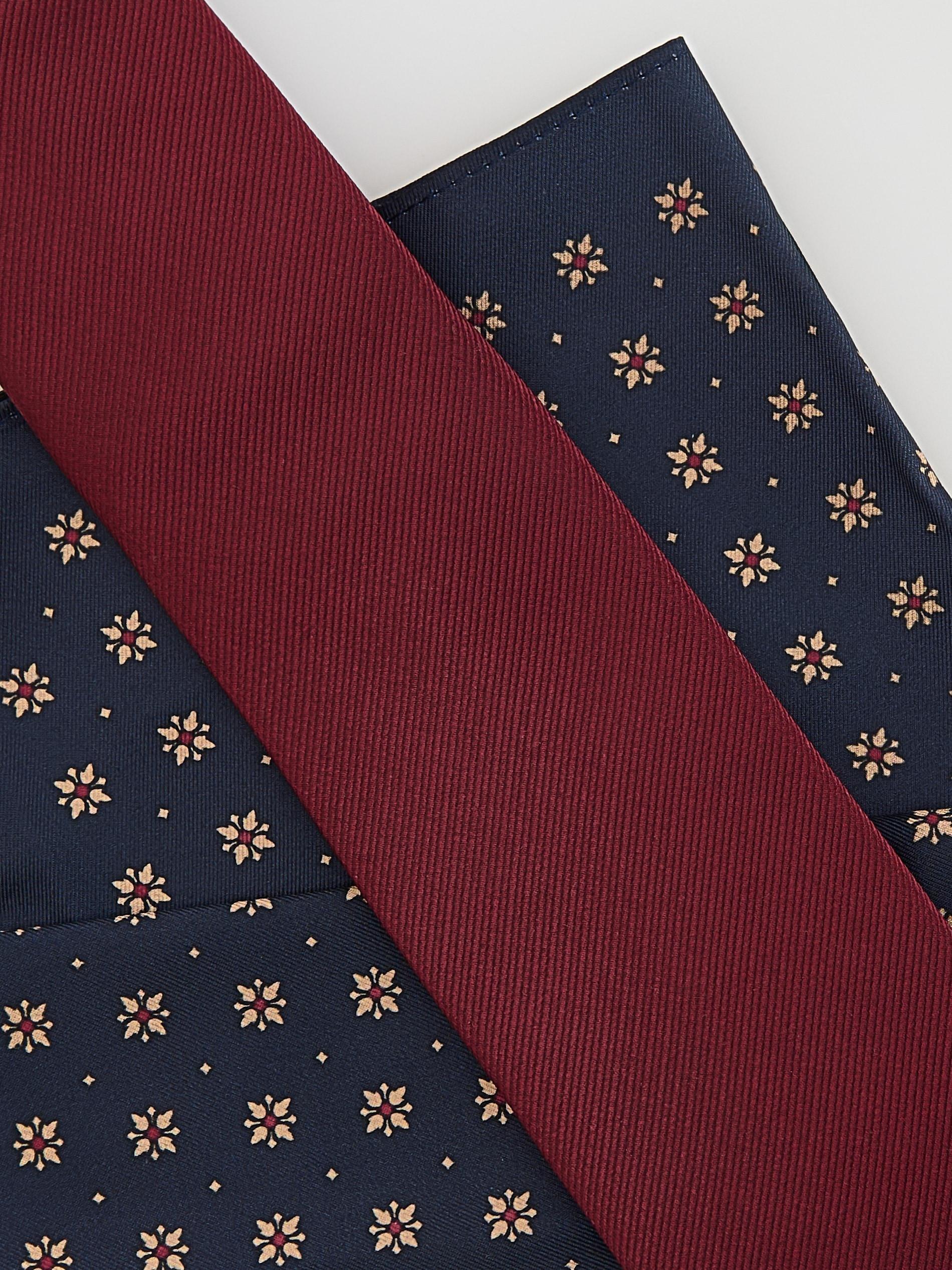 Blue Baggy Jeans, Burgundy, medium