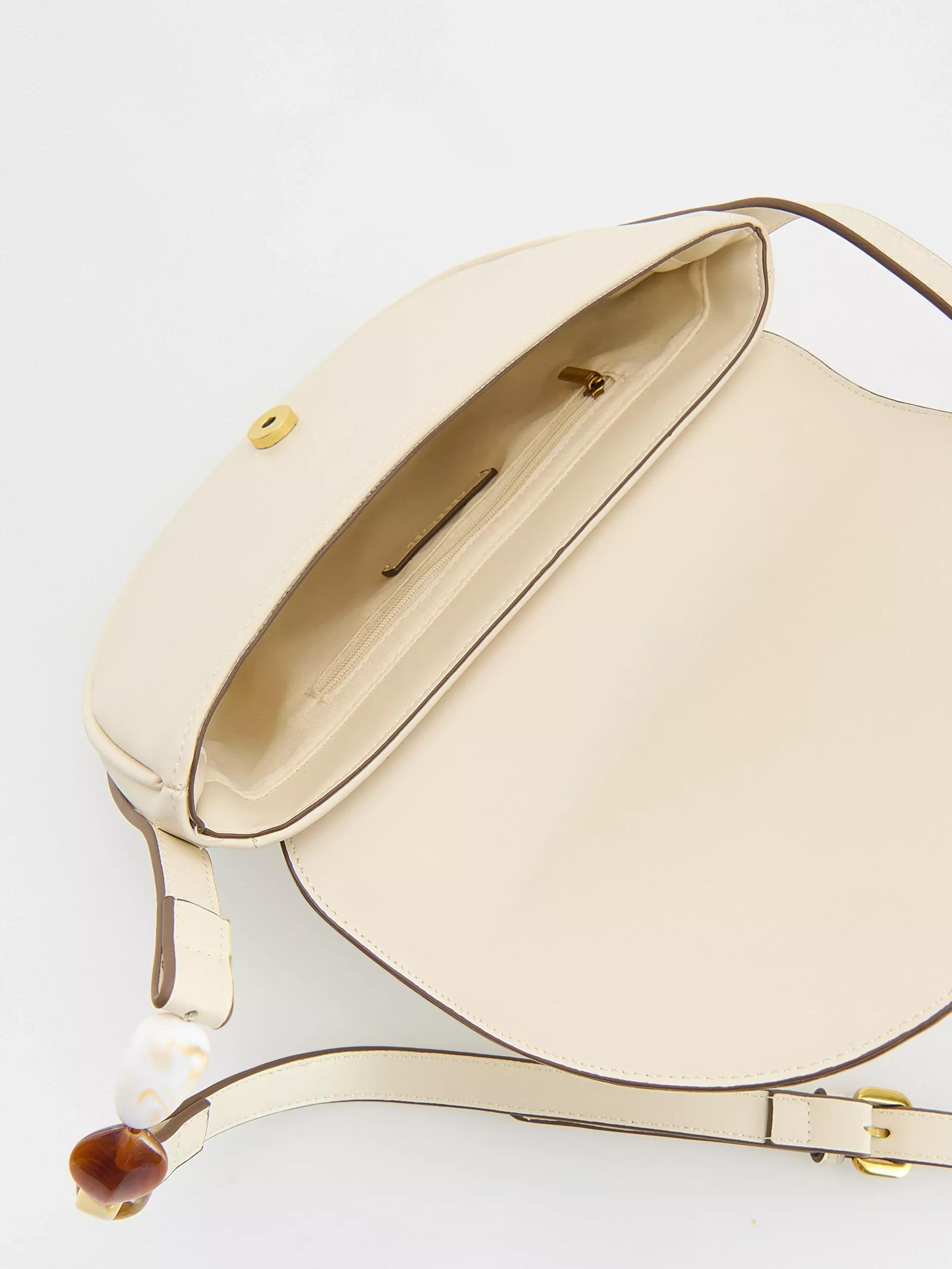 Cream Crossbody Bag, Ivory, large image number 5