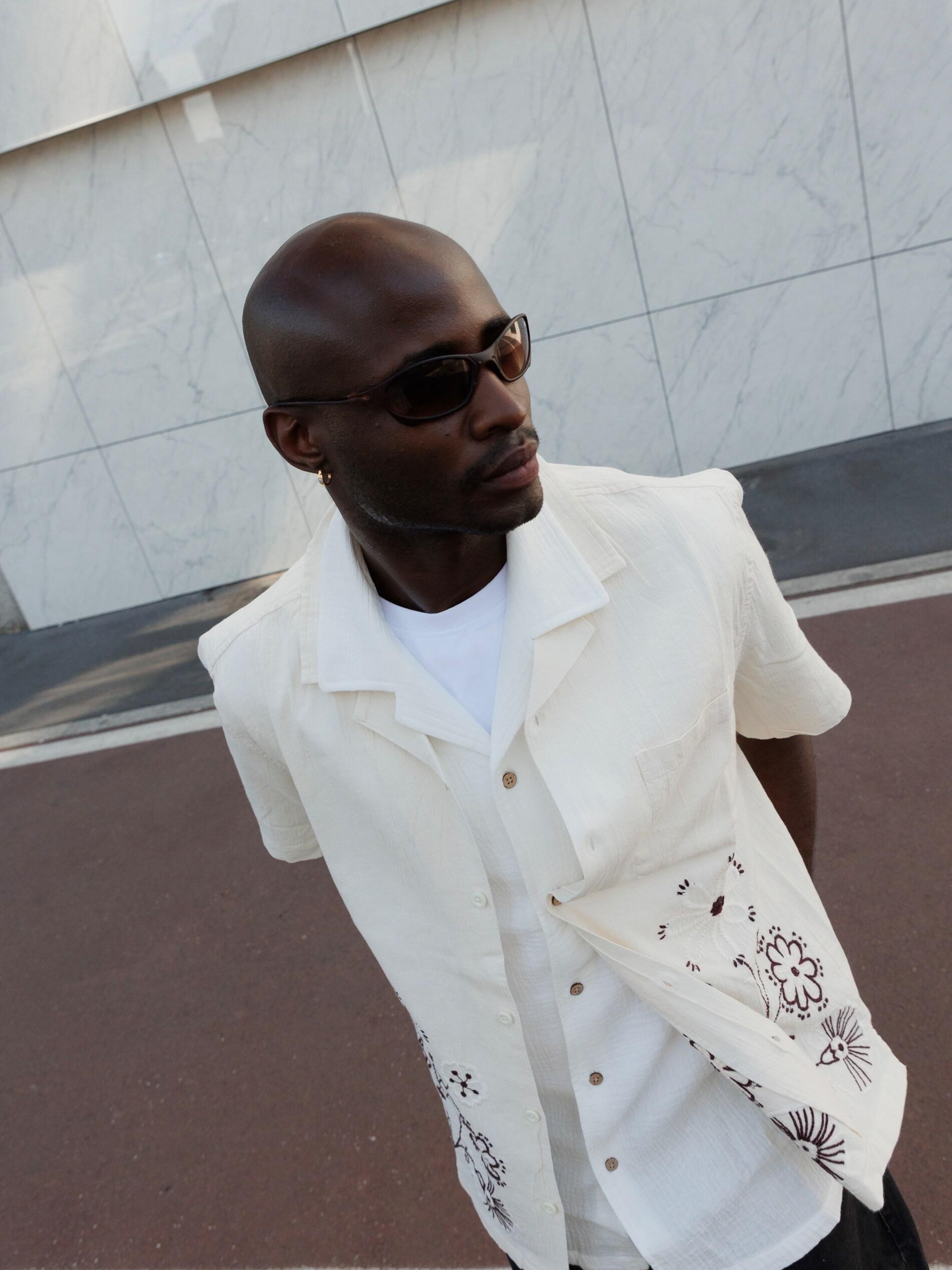 Cream Regular Fit Linen Blend Shirt, Ivory, large image number 0