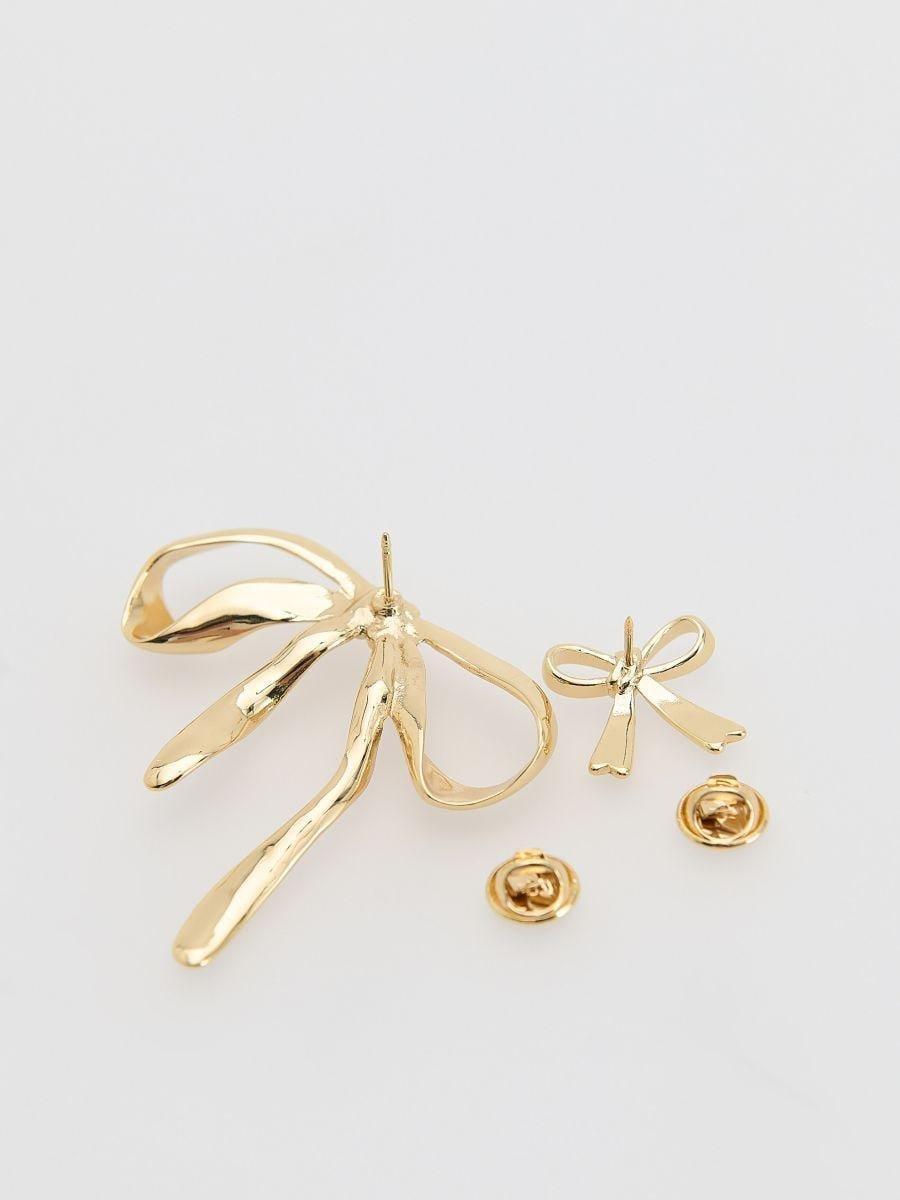 Gold Brooches Set, Golden, large image number 1