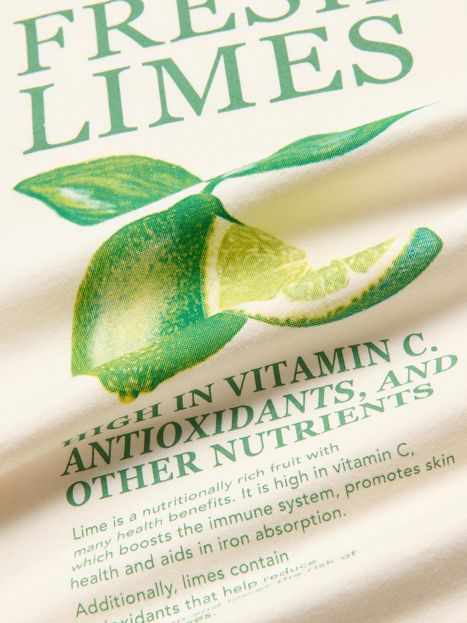 Cream T-Shirt With Print, Ivory, large image number 4