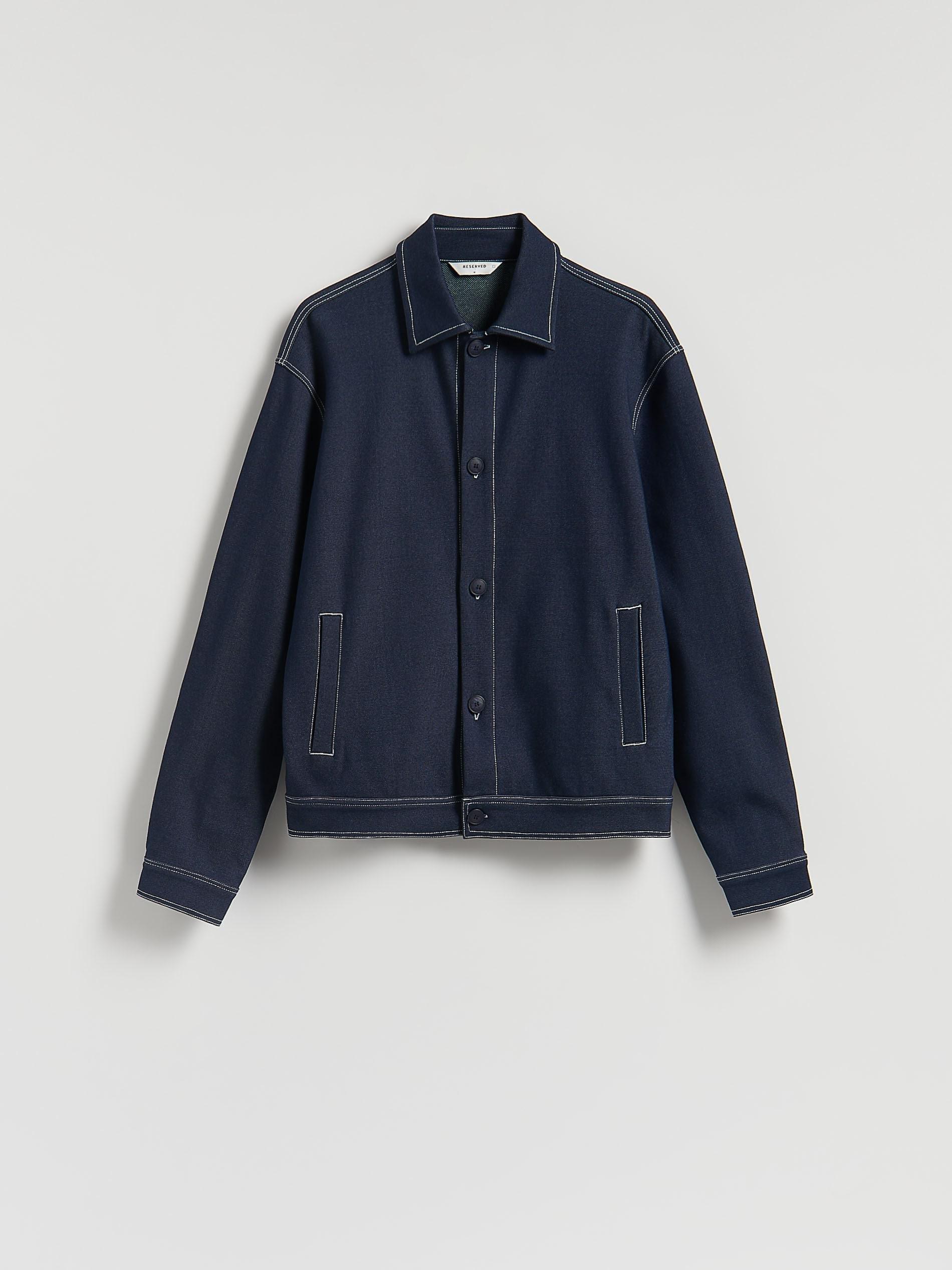 NAVY Jacket with print, , large image number 0