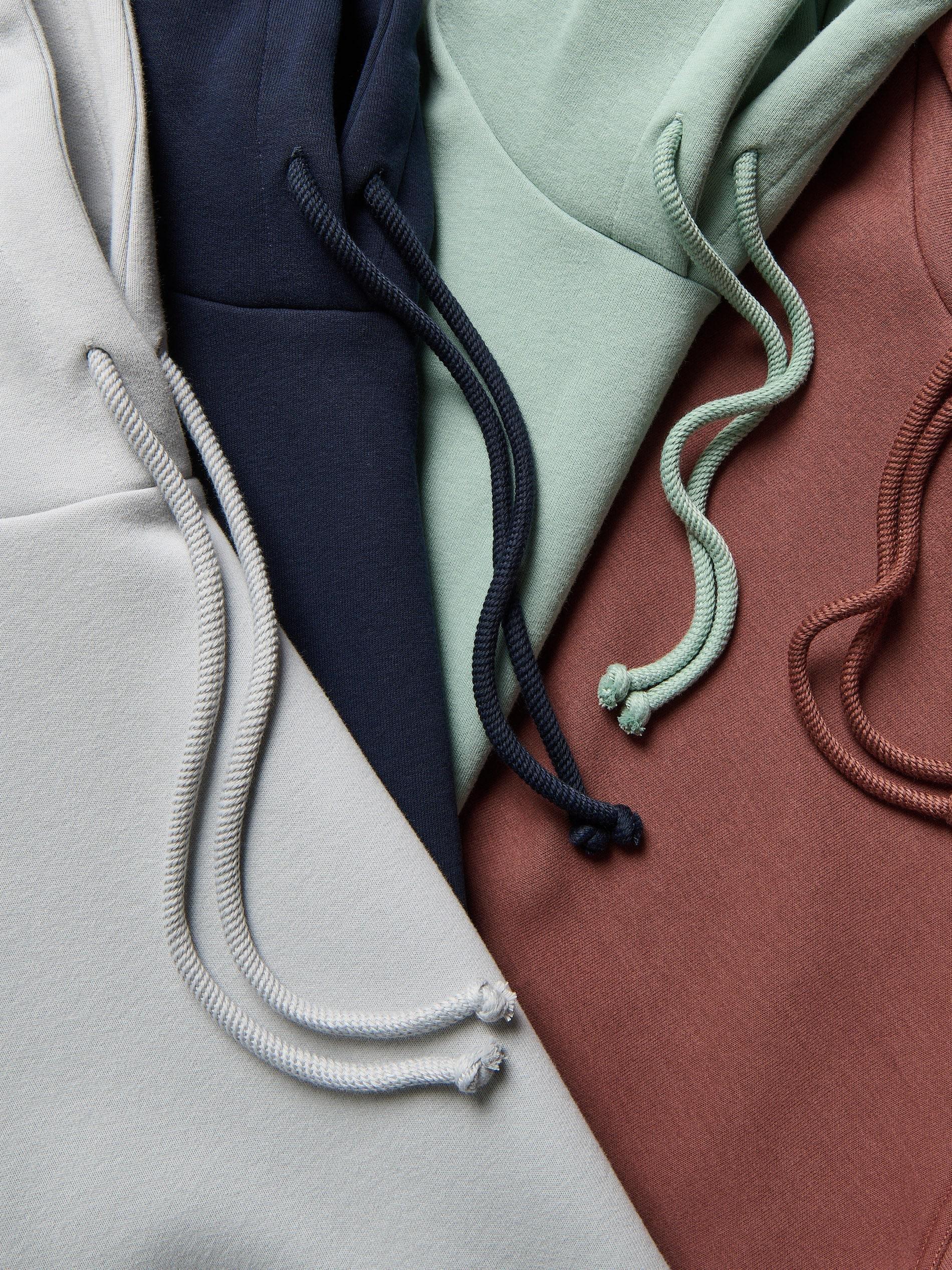 Grey Dropped Shoulders Hoodie, Light grey, large image number 4