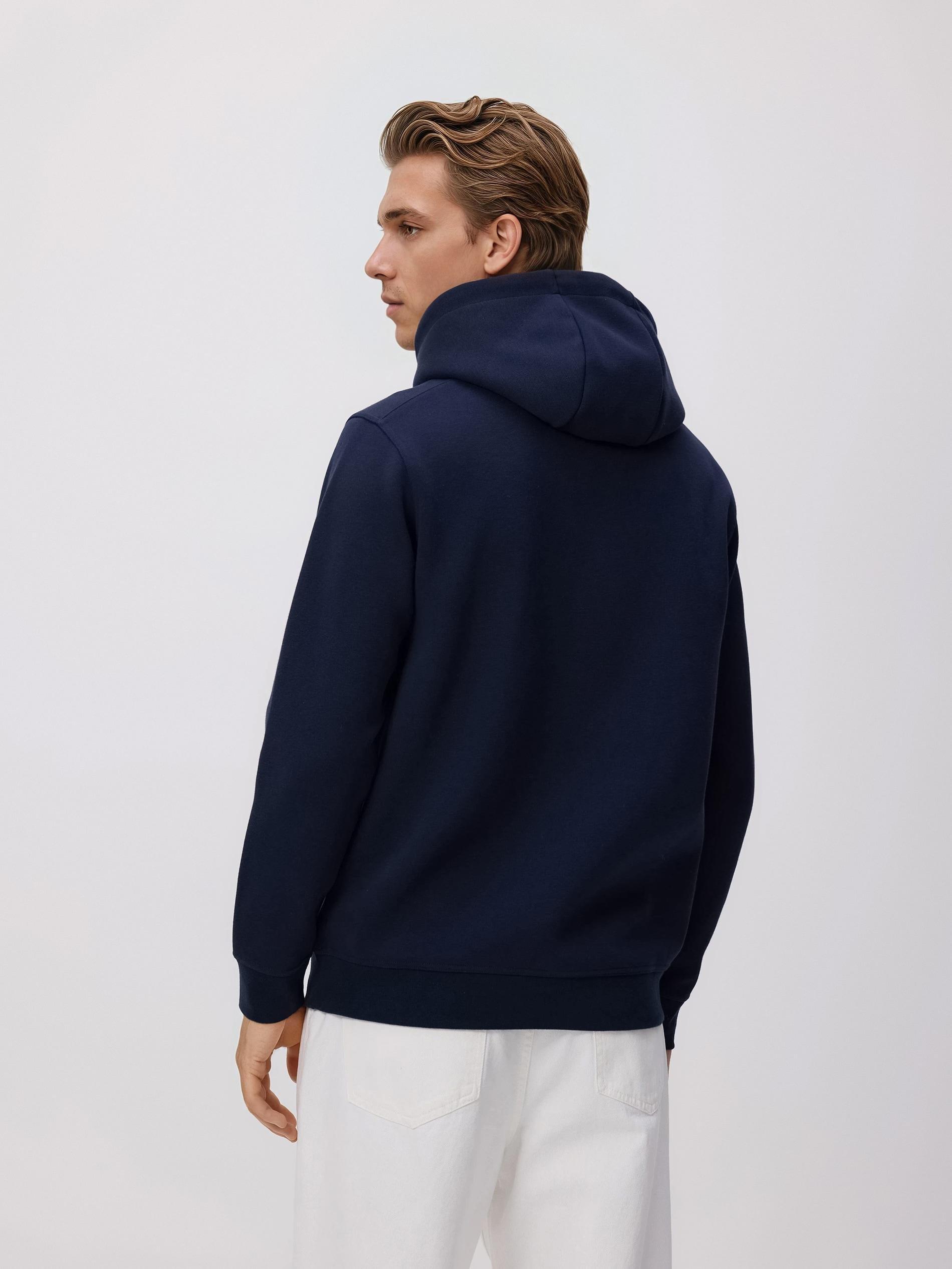 Navy Shirt With Puffy Sleeves, Navy, large image number 2