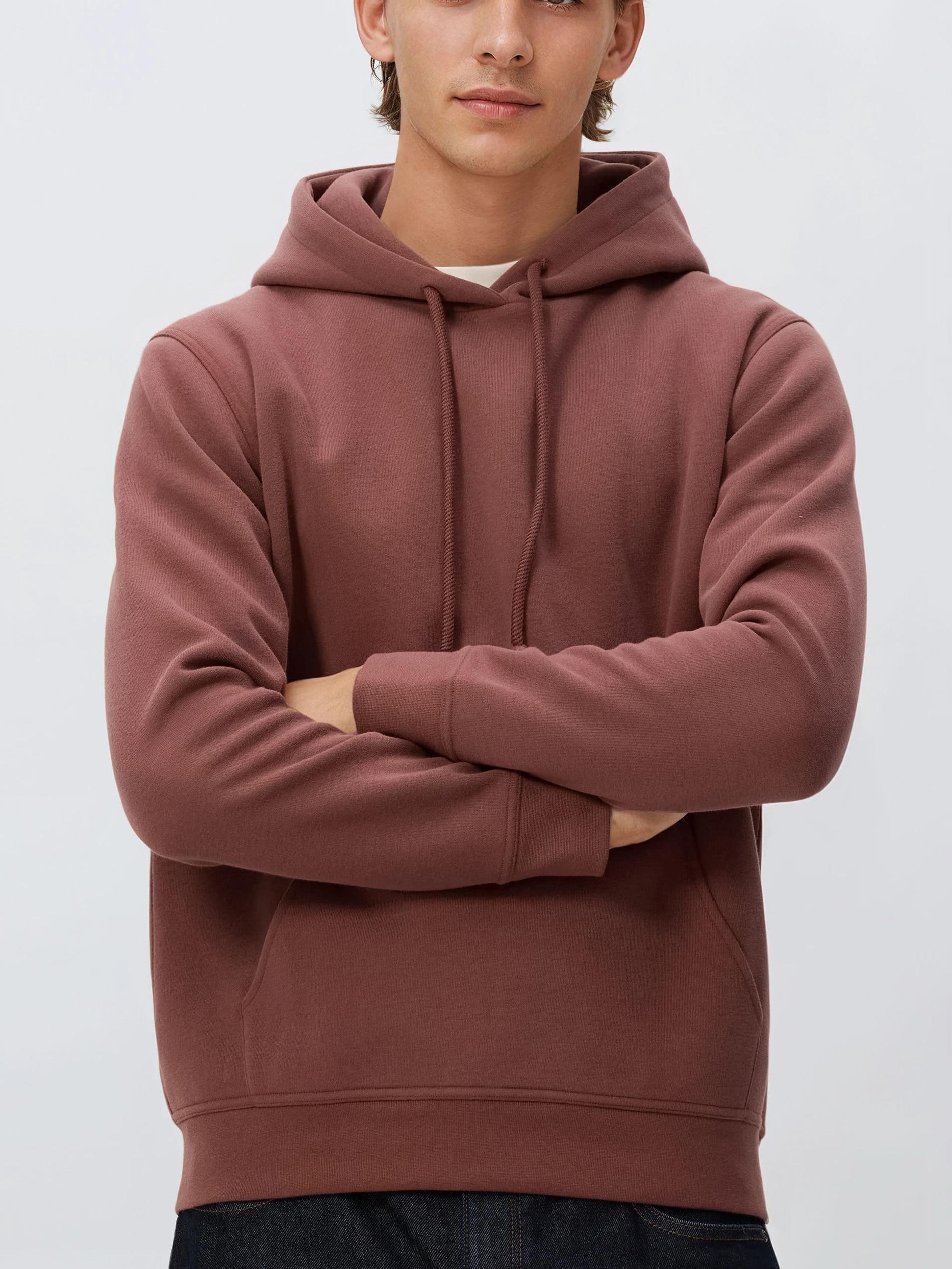 Maroon Hoodie, Burgundy, medium