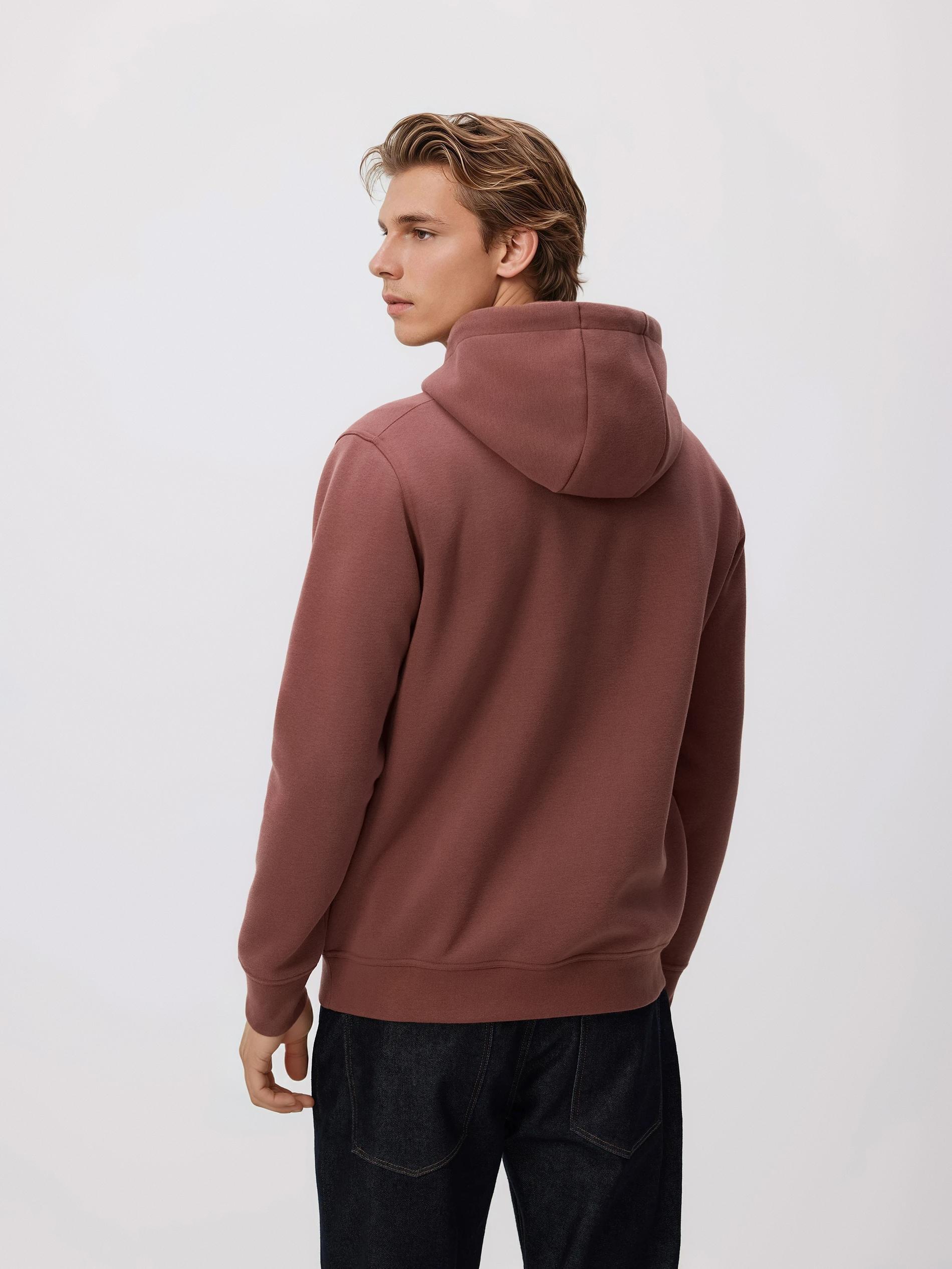 Maroon Hoodie, Burgundy, medium