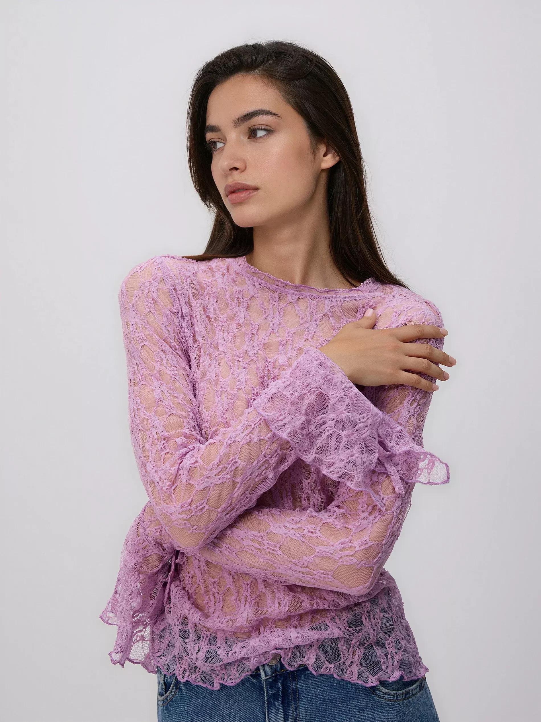 Violet Blouse, Purple, large image number 0