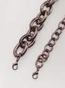 Reserved - Brown Two Bracelets With A Chain, Women