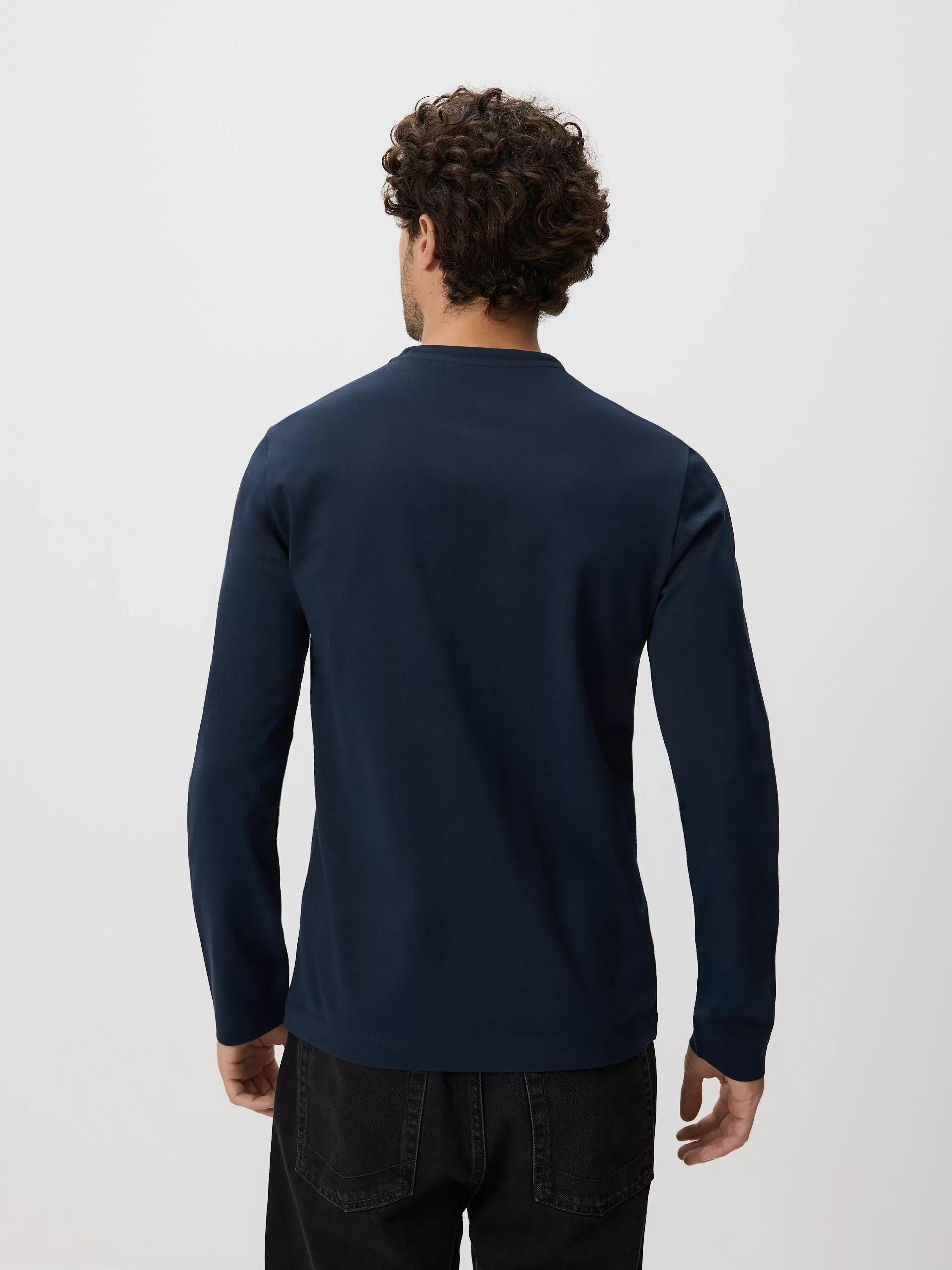 Navy Cotton Slim Long&atilde;&cent;&Acirc;&sbquo;&not;&Acirc;&euro;&tilde;Sleeve, Navy, large image number 2