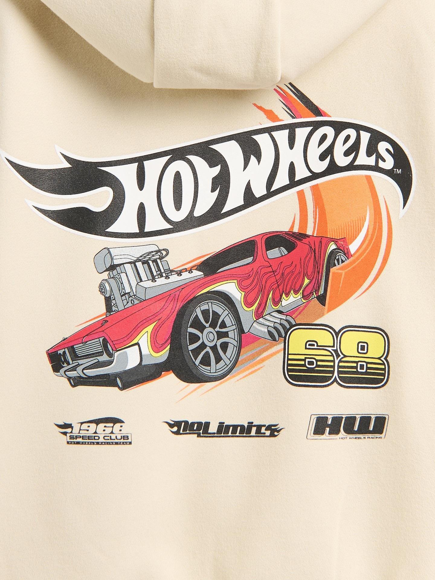 Beige Cotton Hot Wheels Sweatshirt, Beige, medium