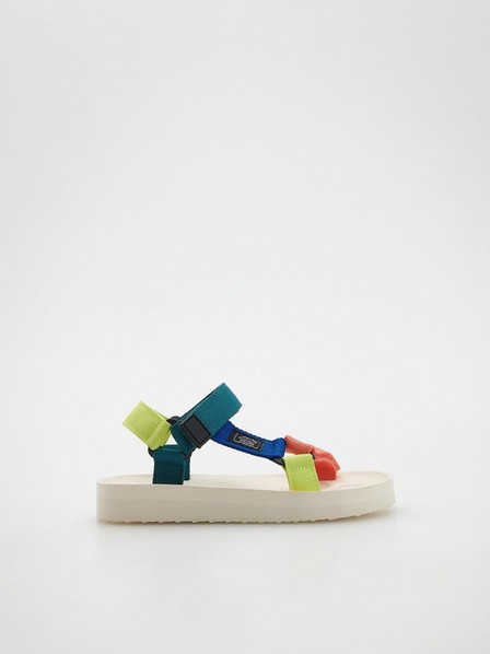 Reserved - Multicoloured Sandals With Velcro Fastening, Boys