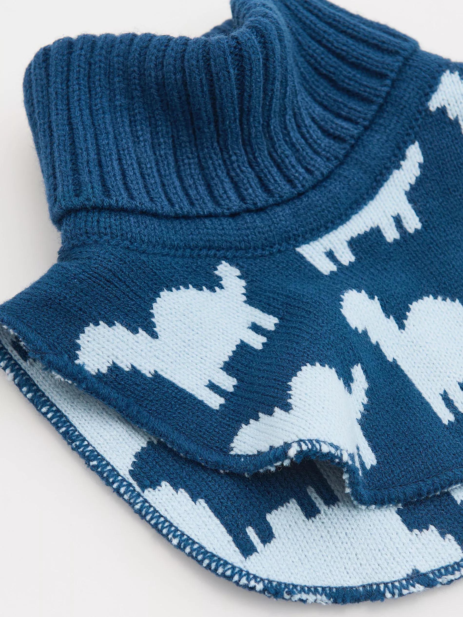 Blue Muffler,Kids Boy, , large image number 2