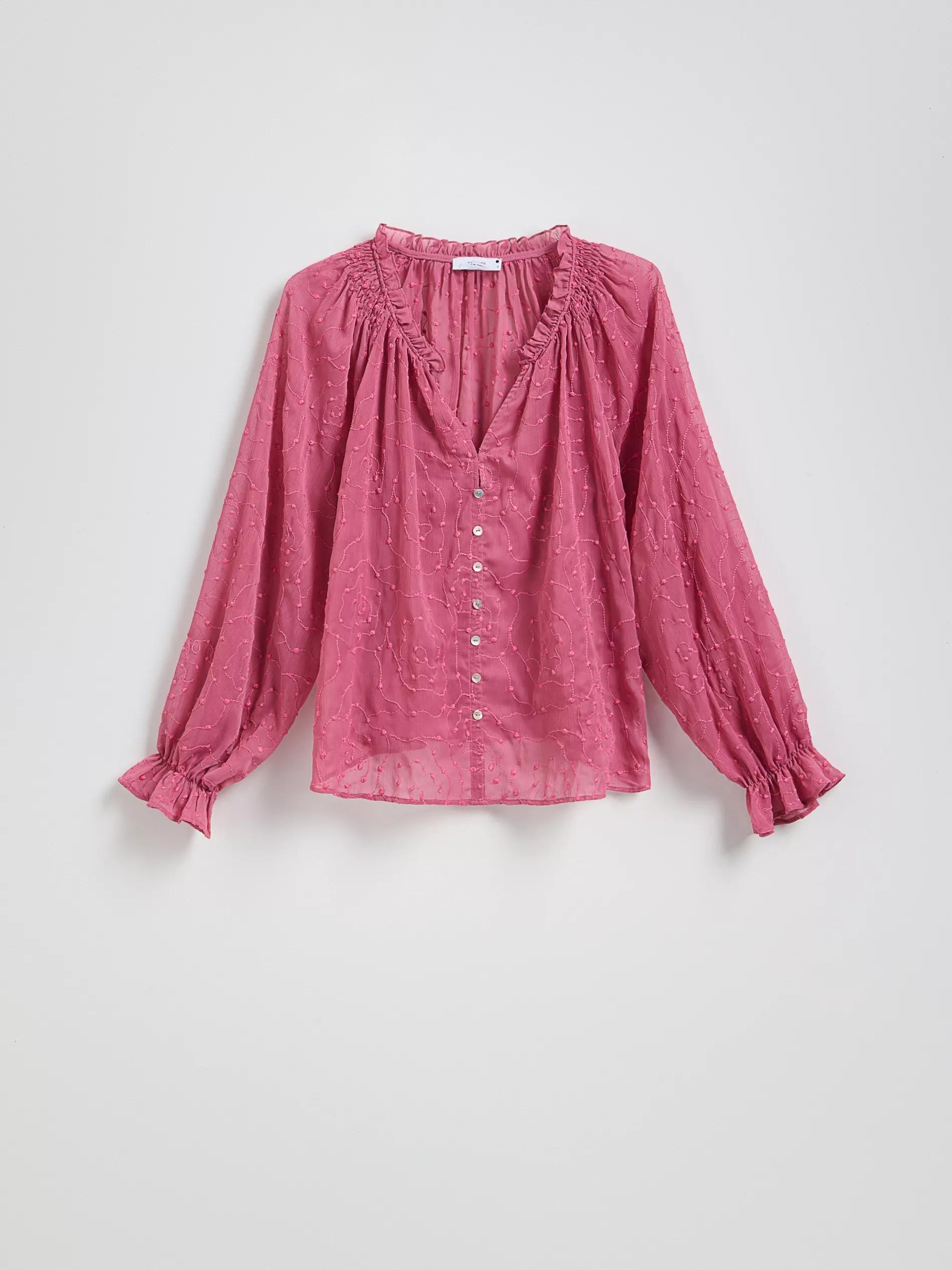 Pink Top With Frills, Pink, large image number 5