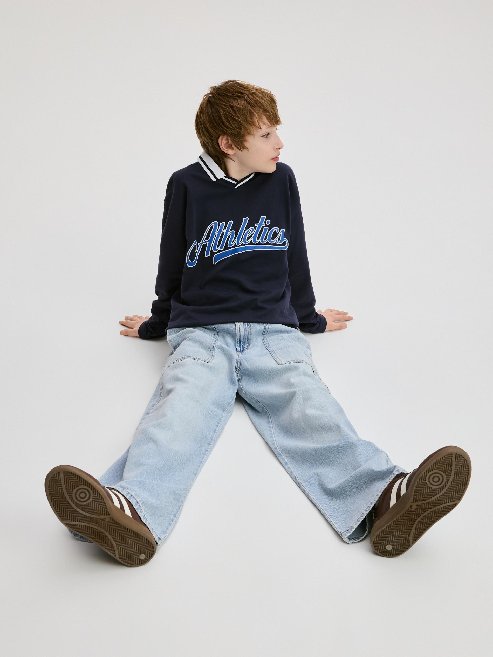 Black Biker Shorts, Blue, large image number 3