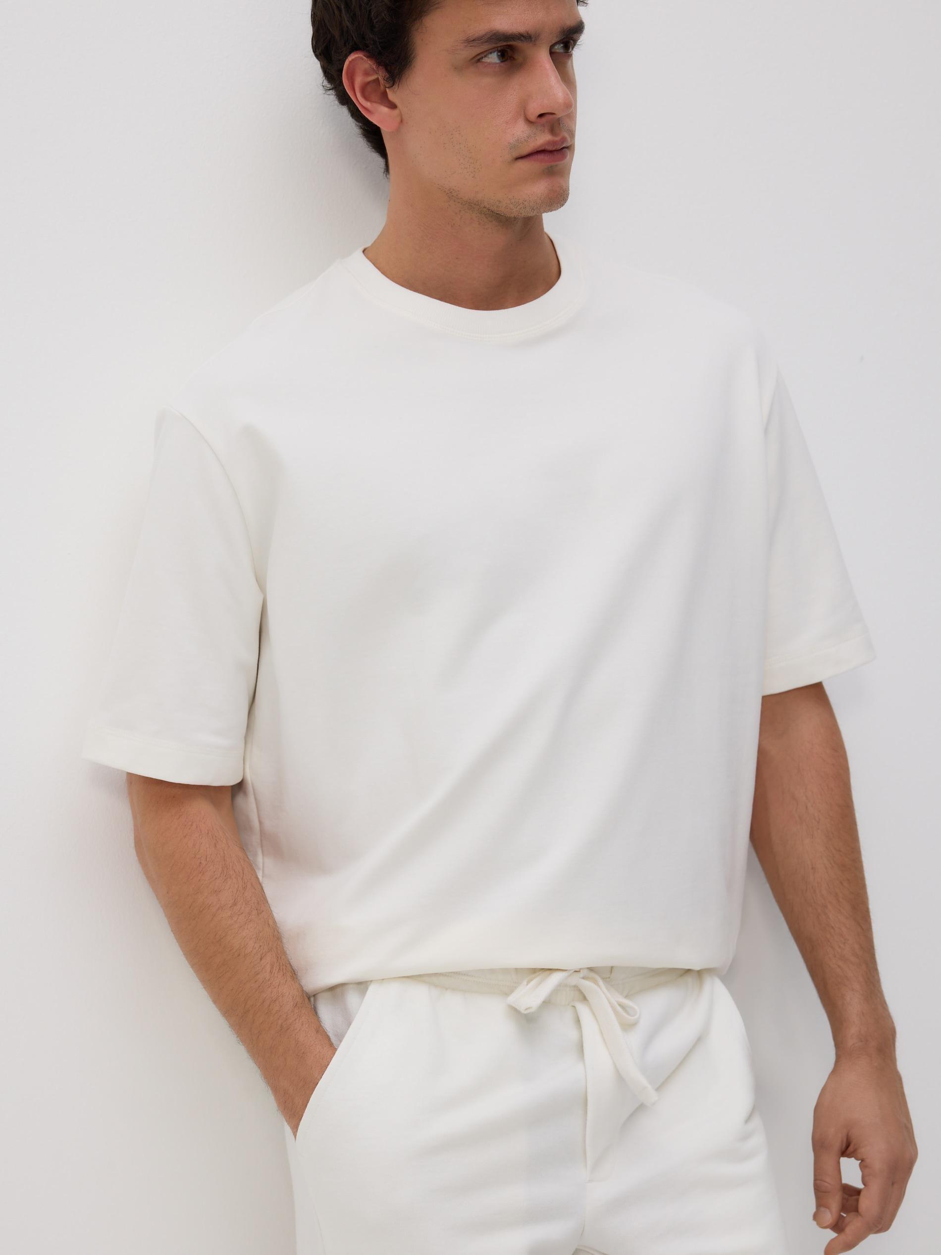 Cream Regular Fit Sports Shorts, , large image number 3