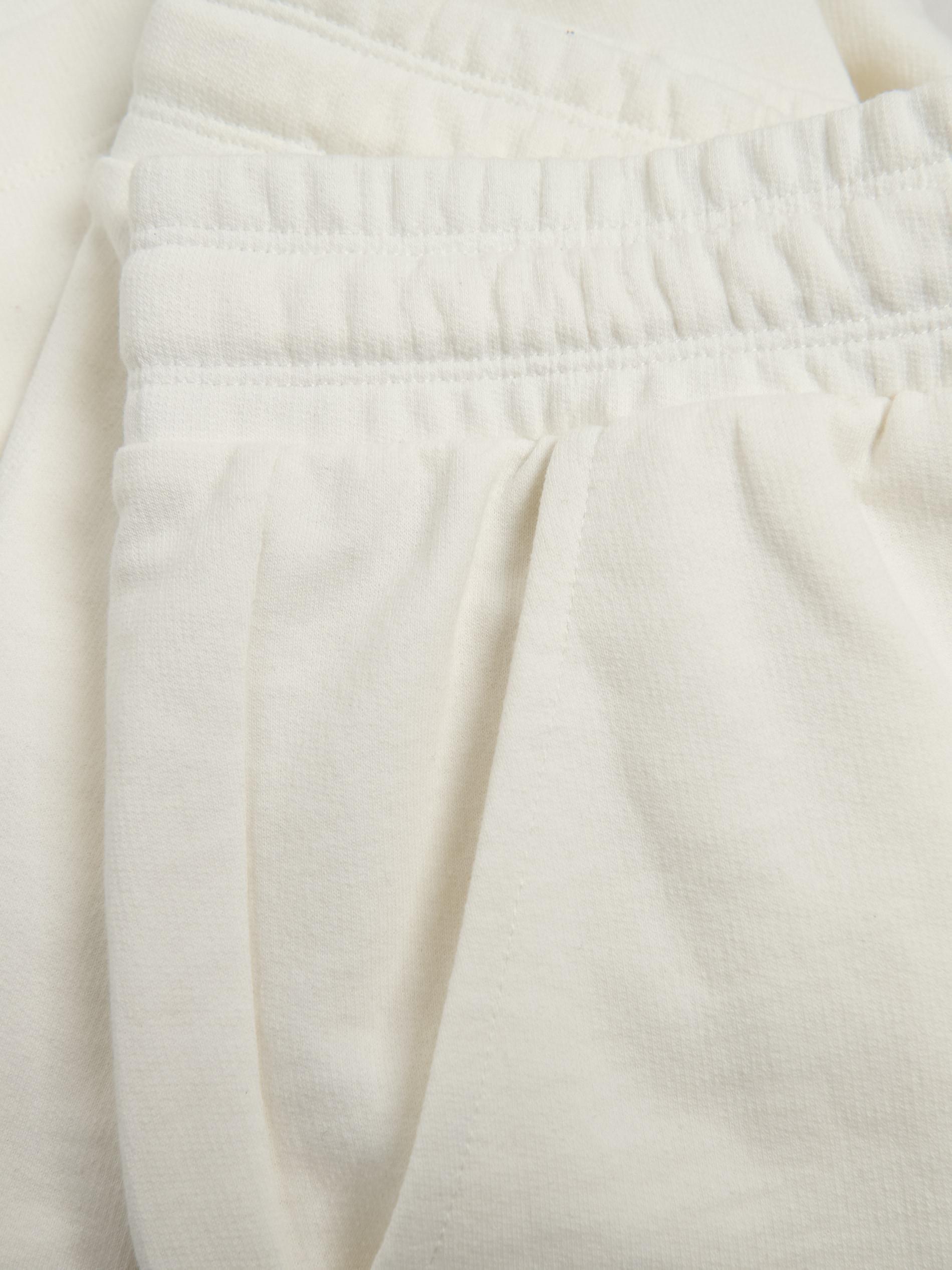 Cream Regular Fit Sports Shorts, , large image number 5