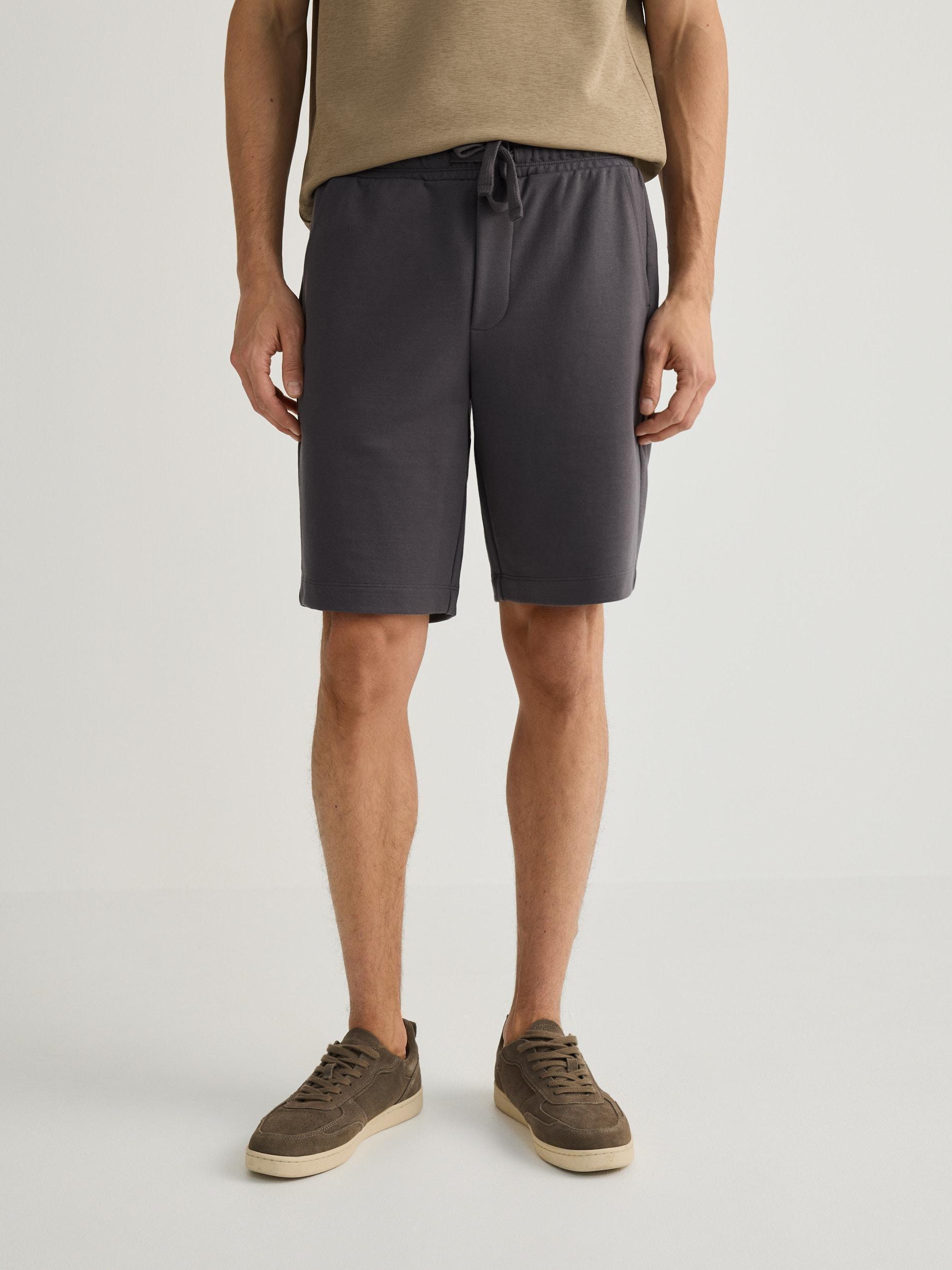 Grey Regular Fit Sweat Shorts, , large image number 0