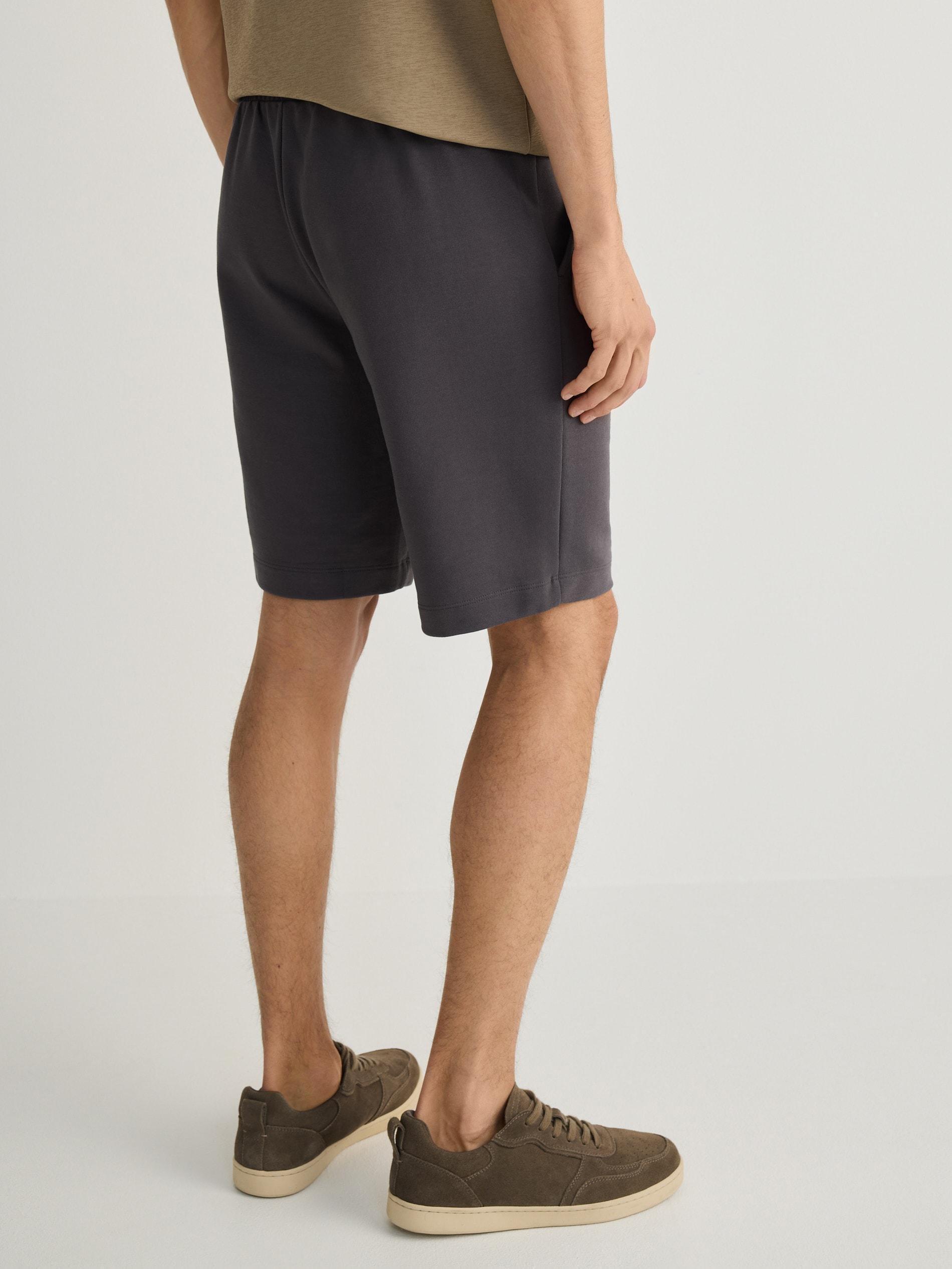 Grey Regular Fit Sweat Shorts, , large image number 2