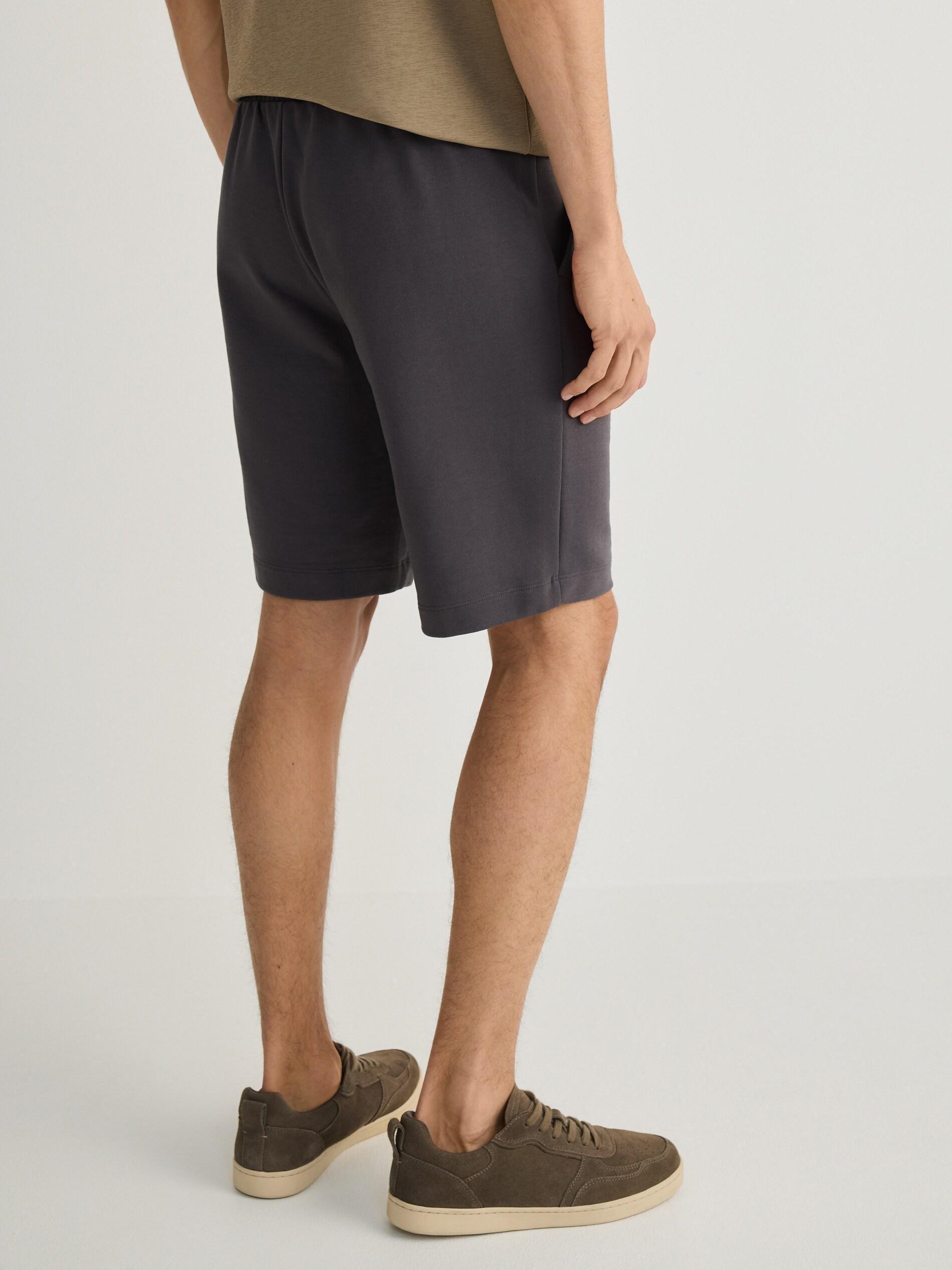 Regular fit sweat shorts, Grey, medium