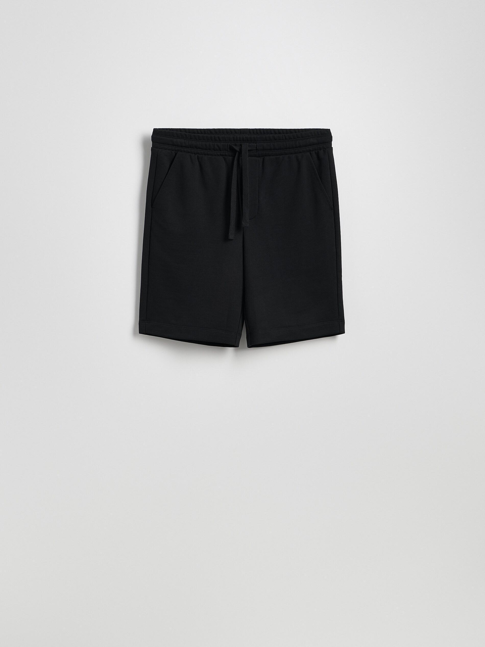 Regular fit sweat shorts, Black, large image number 4