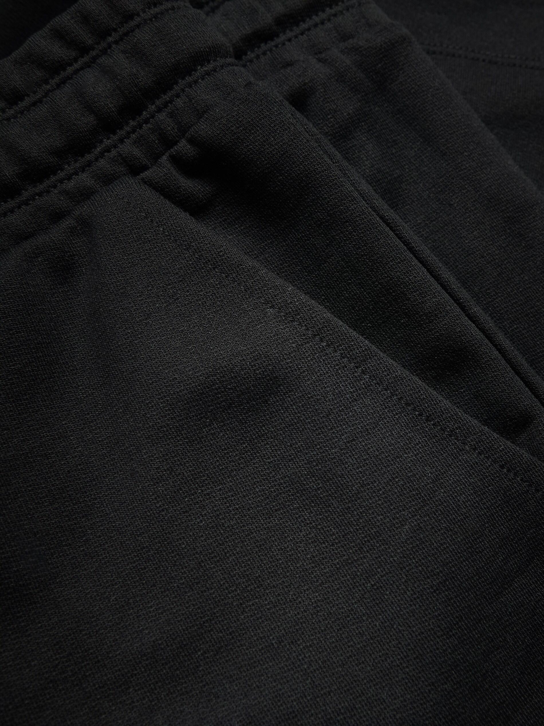 Regular fit sweat shorts, Black, large image number 5