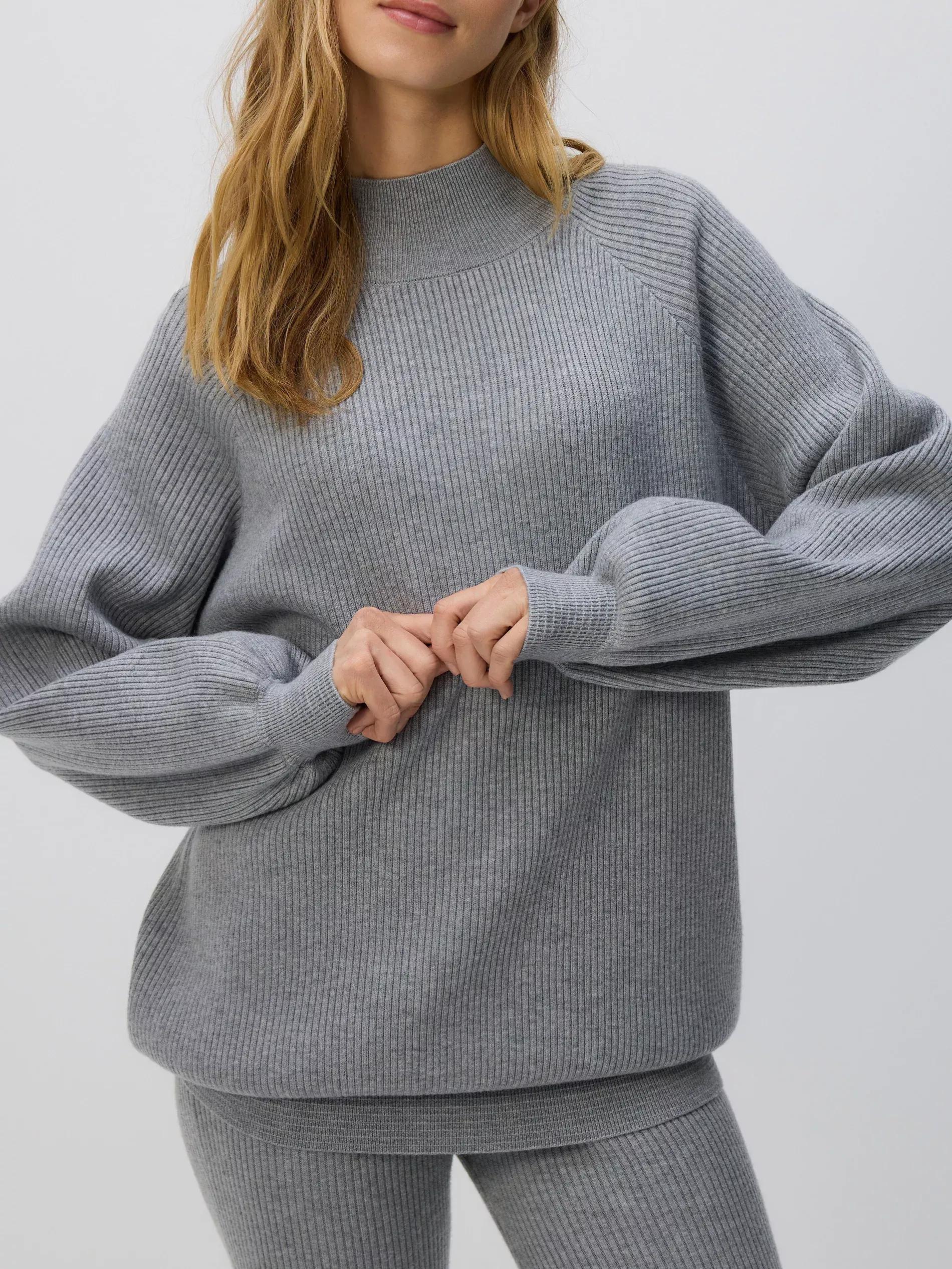 Grey Sweater, Light grey, large image number 0