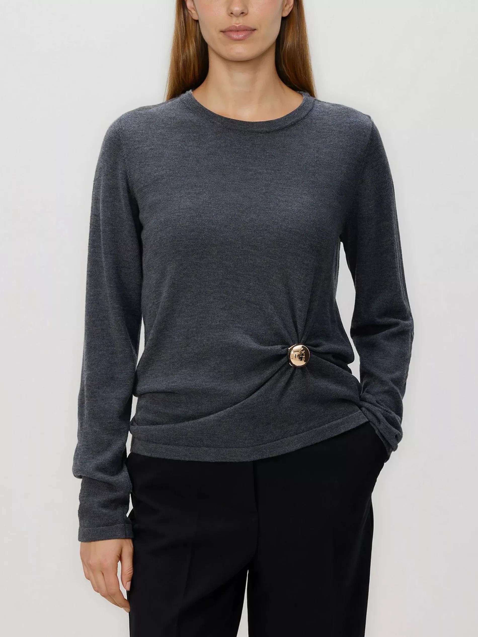 Grey Blouse, Grey, large image number 3