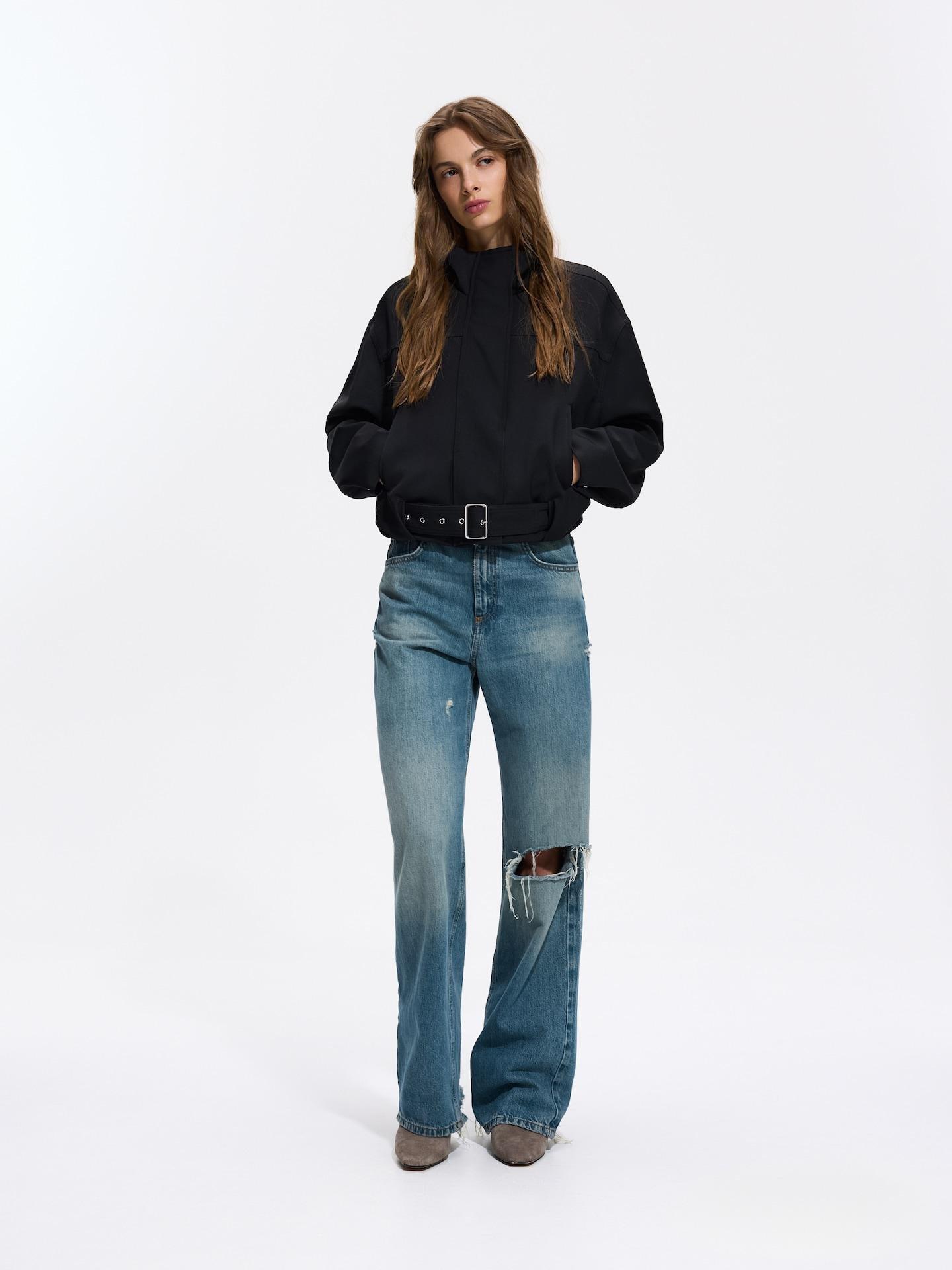 Black Outer Jacket, Black, medium