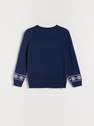Reserved - Navy Christmas Jumper With Lights, Kids Boy