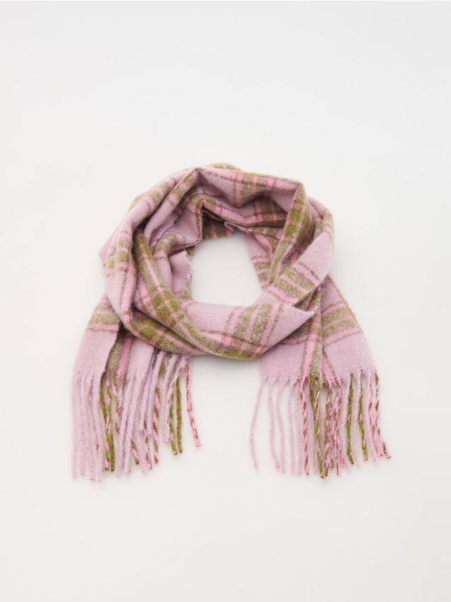 Multicolour Scarf With Fringes, Multicolor, large image number 0