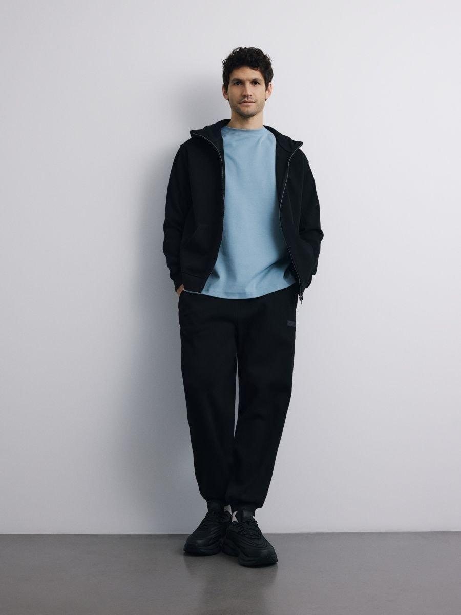 هودي سحاب لأعلى أسود, Black, medium