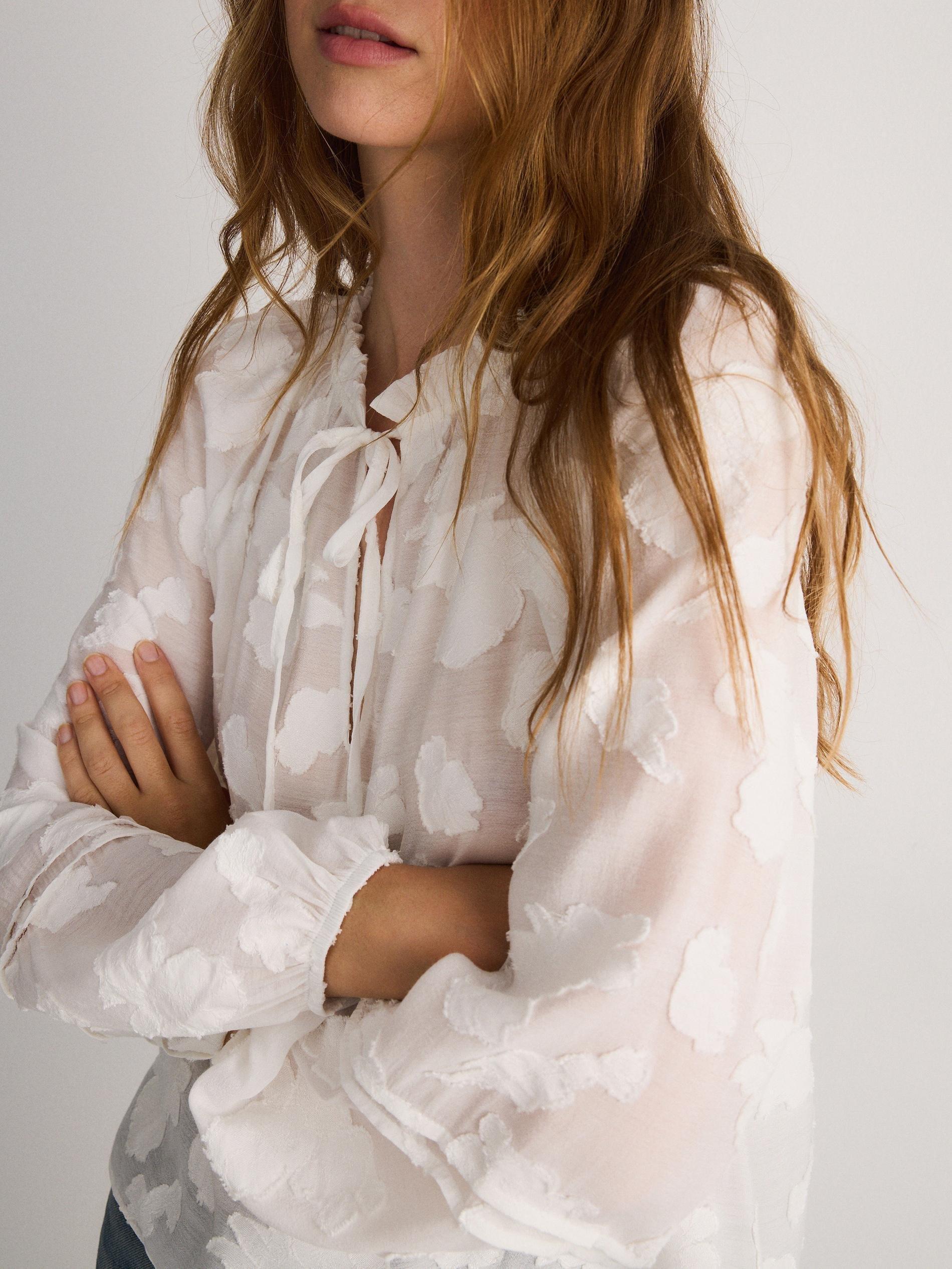 Cream Puff Sleeve Top, , large image number 2