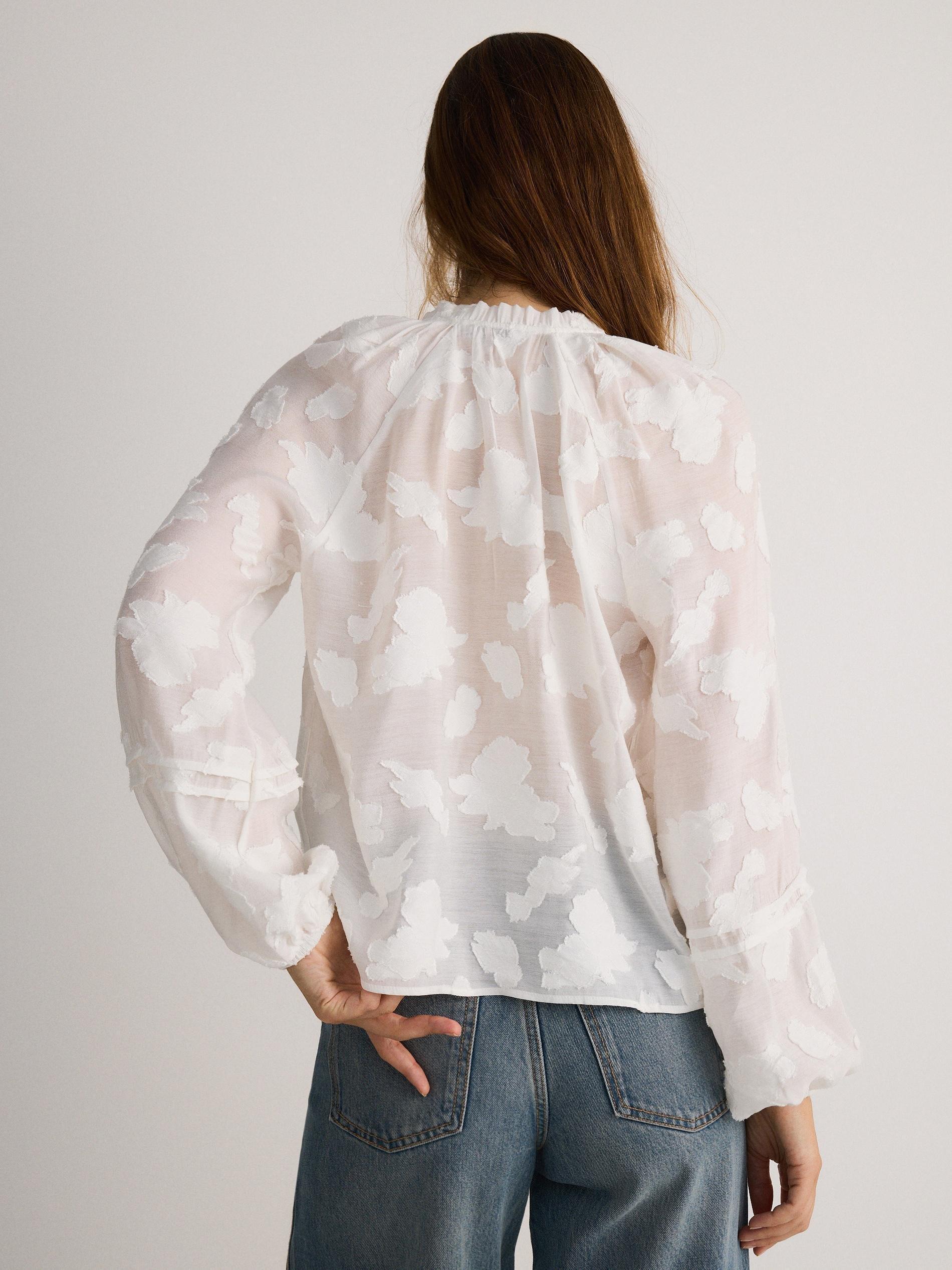 Cream Puff Sleeve Top, , large image number 3