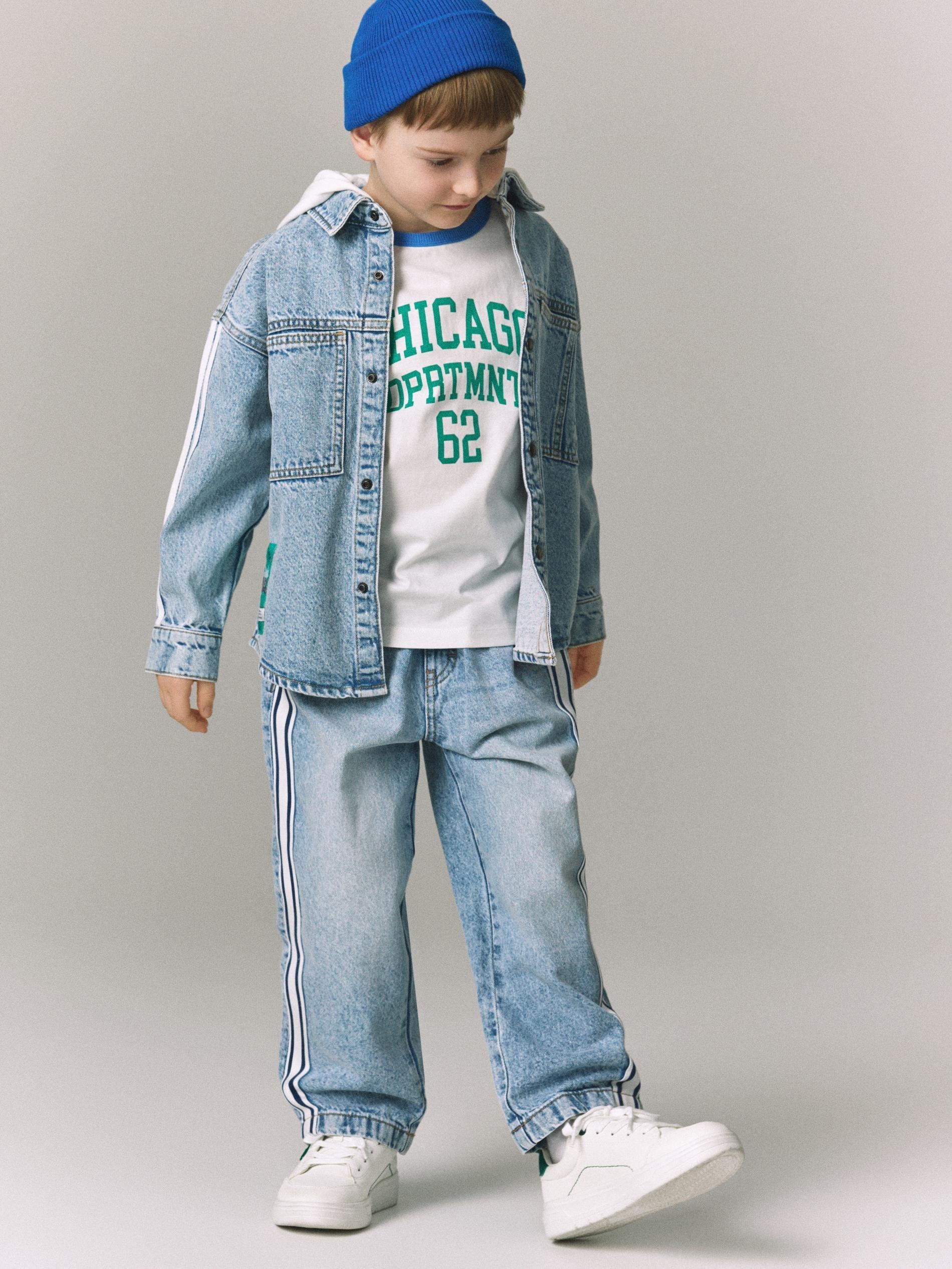 Blue Baggy Jeans, Blue, large image number 6