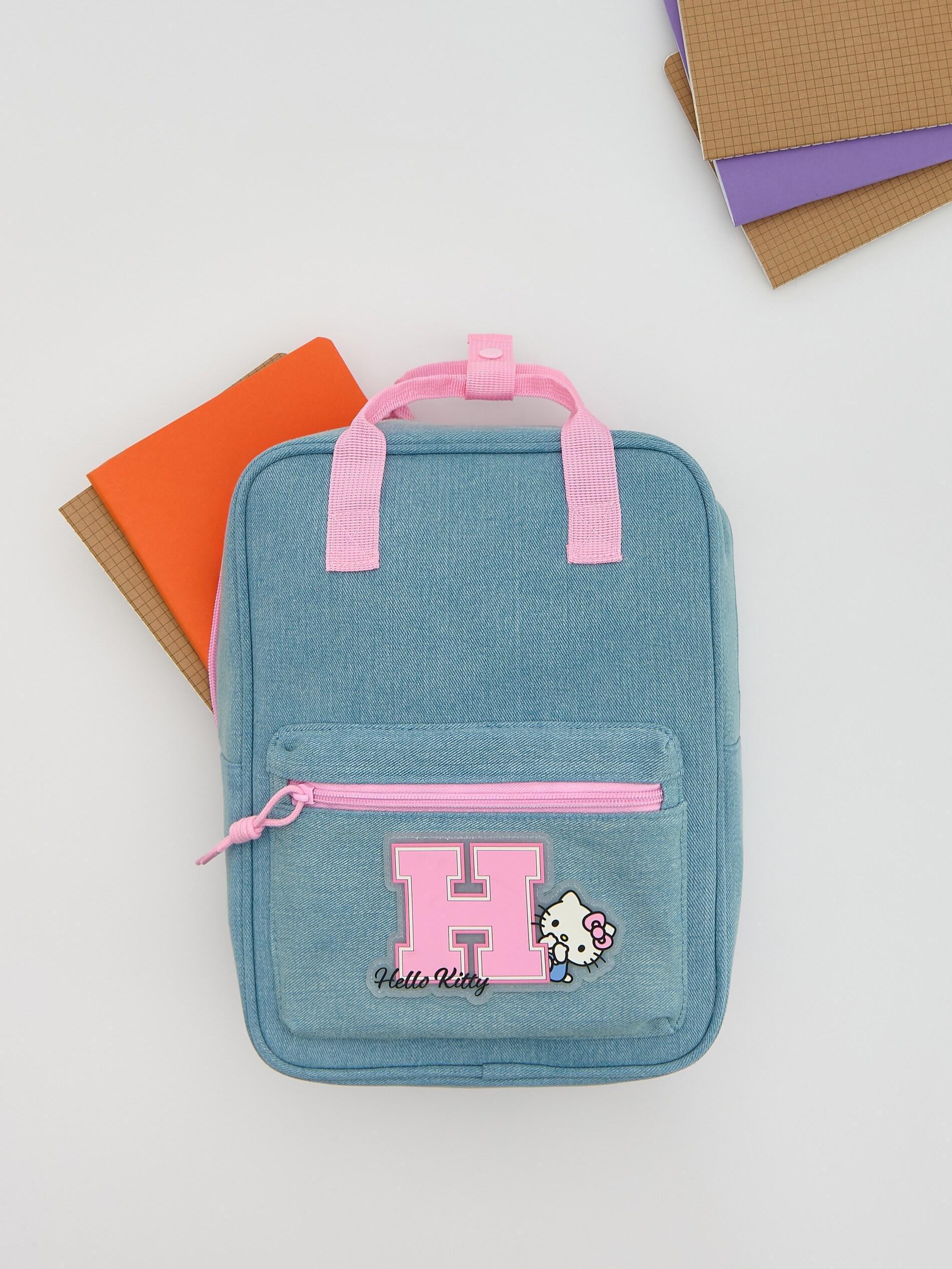 PALE BLUE Hello Kitty backpack, Blue, large image number 3