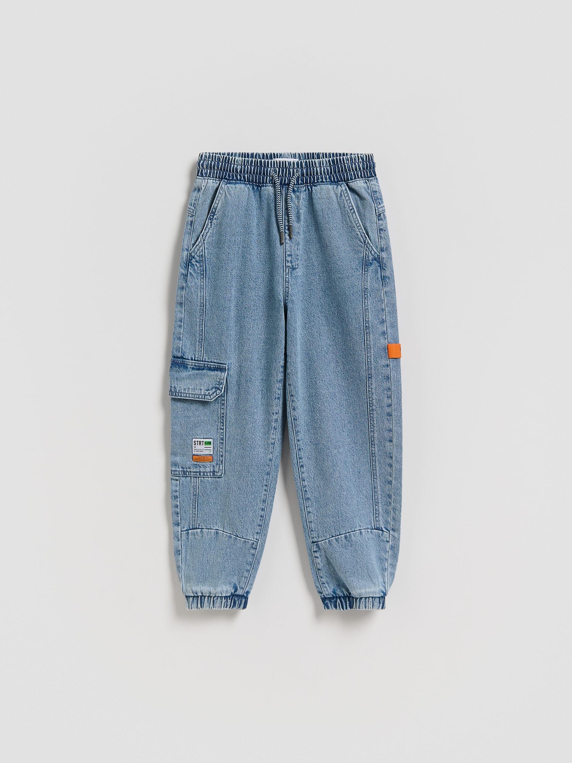 Blue Jeans Jogger Jeans, Blue, large image number 0