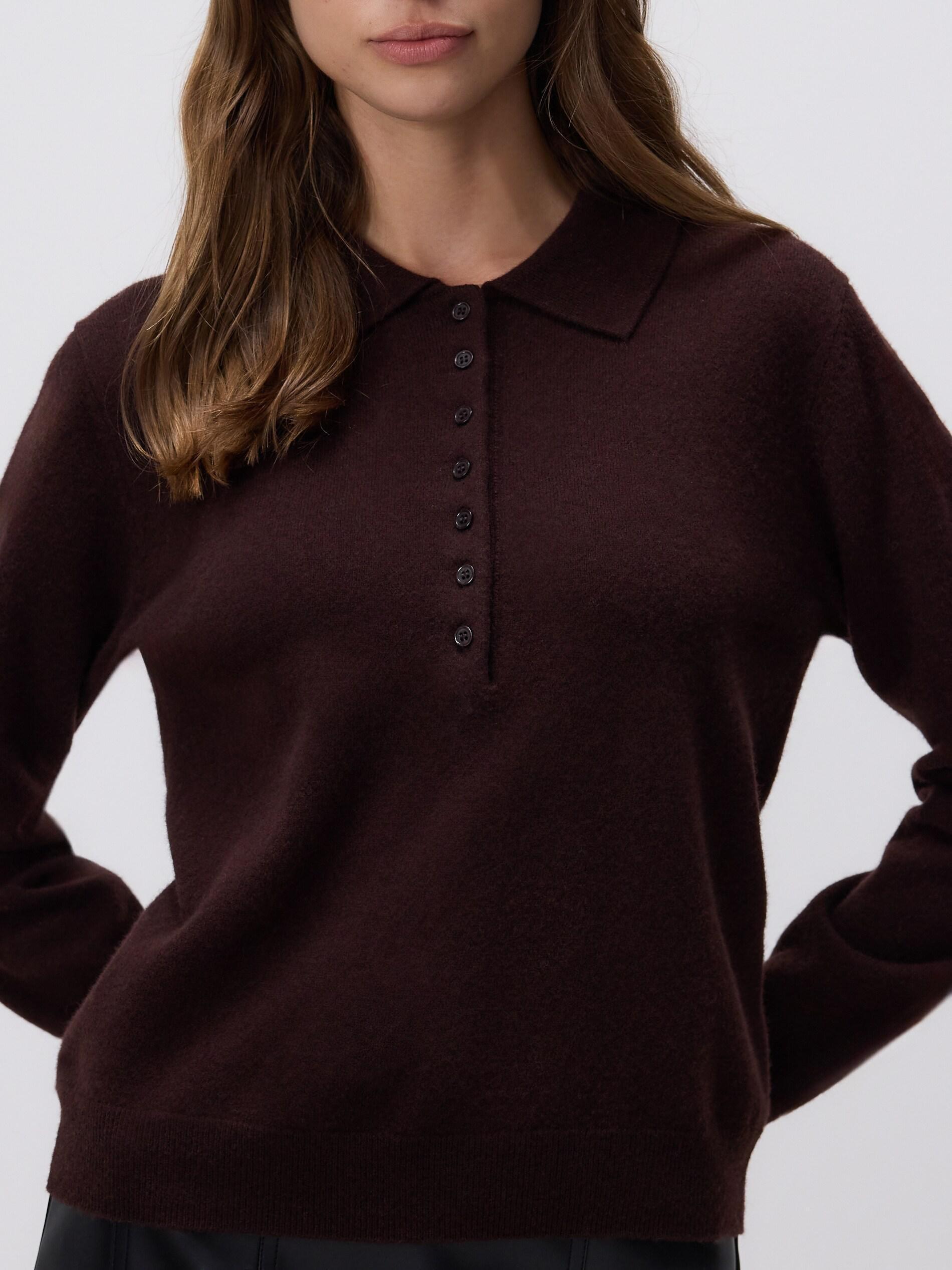 Brown Sweater, Brown, large image number 0