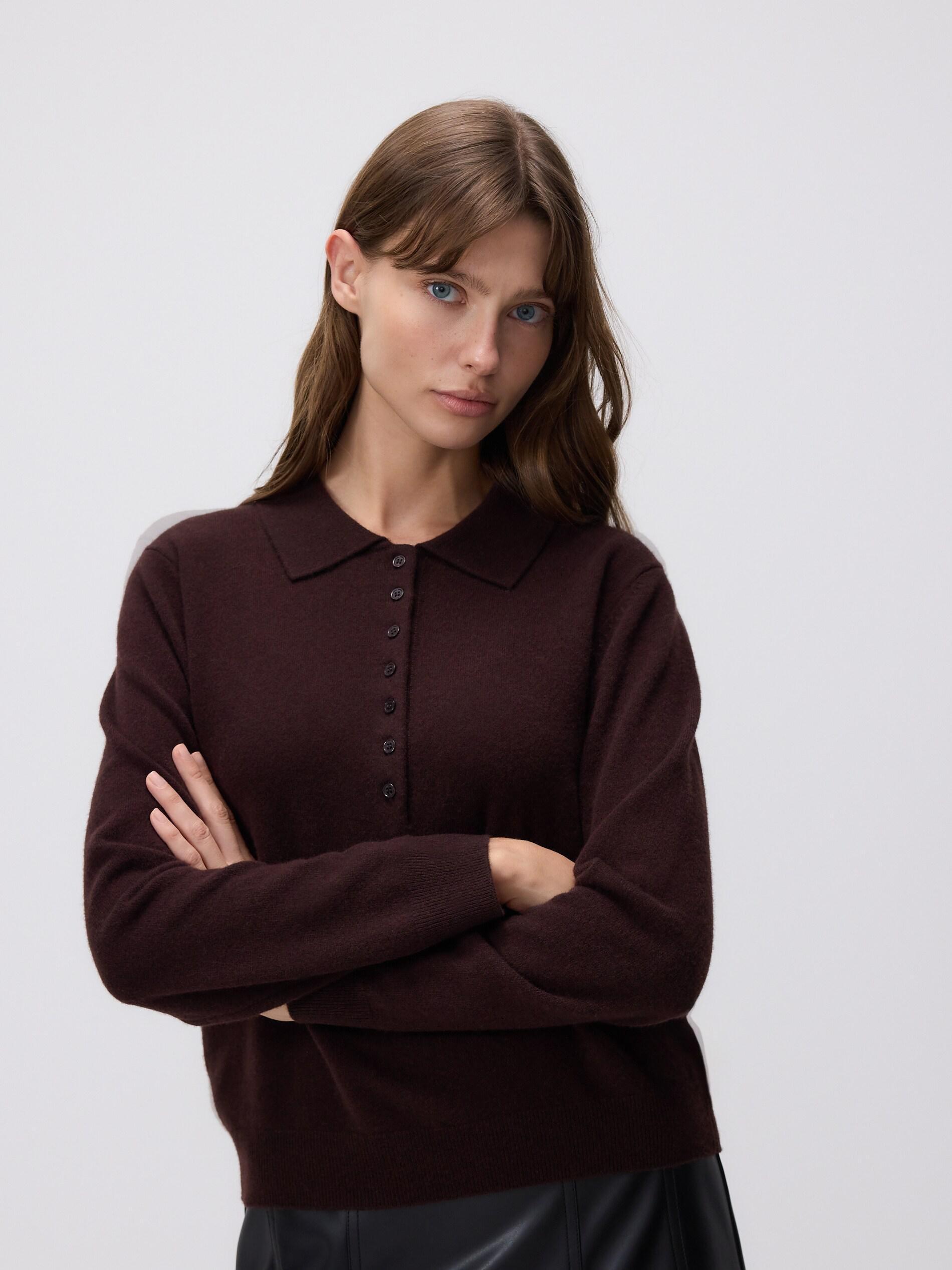 Brown Sweater, Brown, medium
