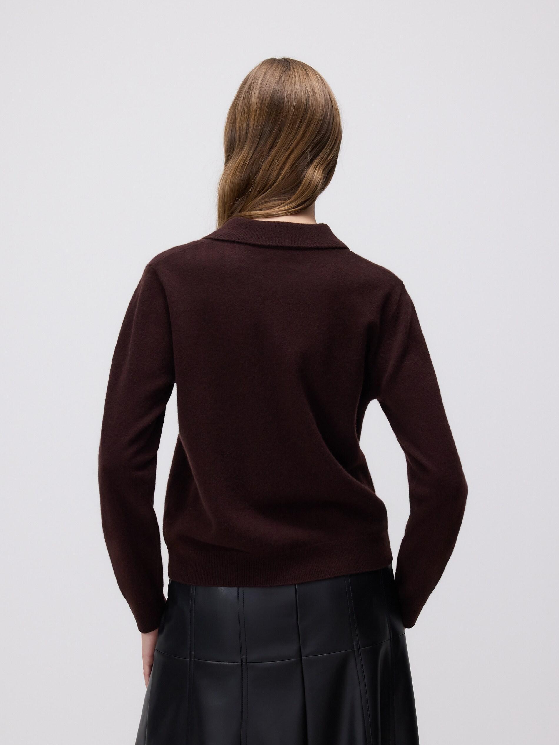 Brown Sweater, Brown, large image number 3