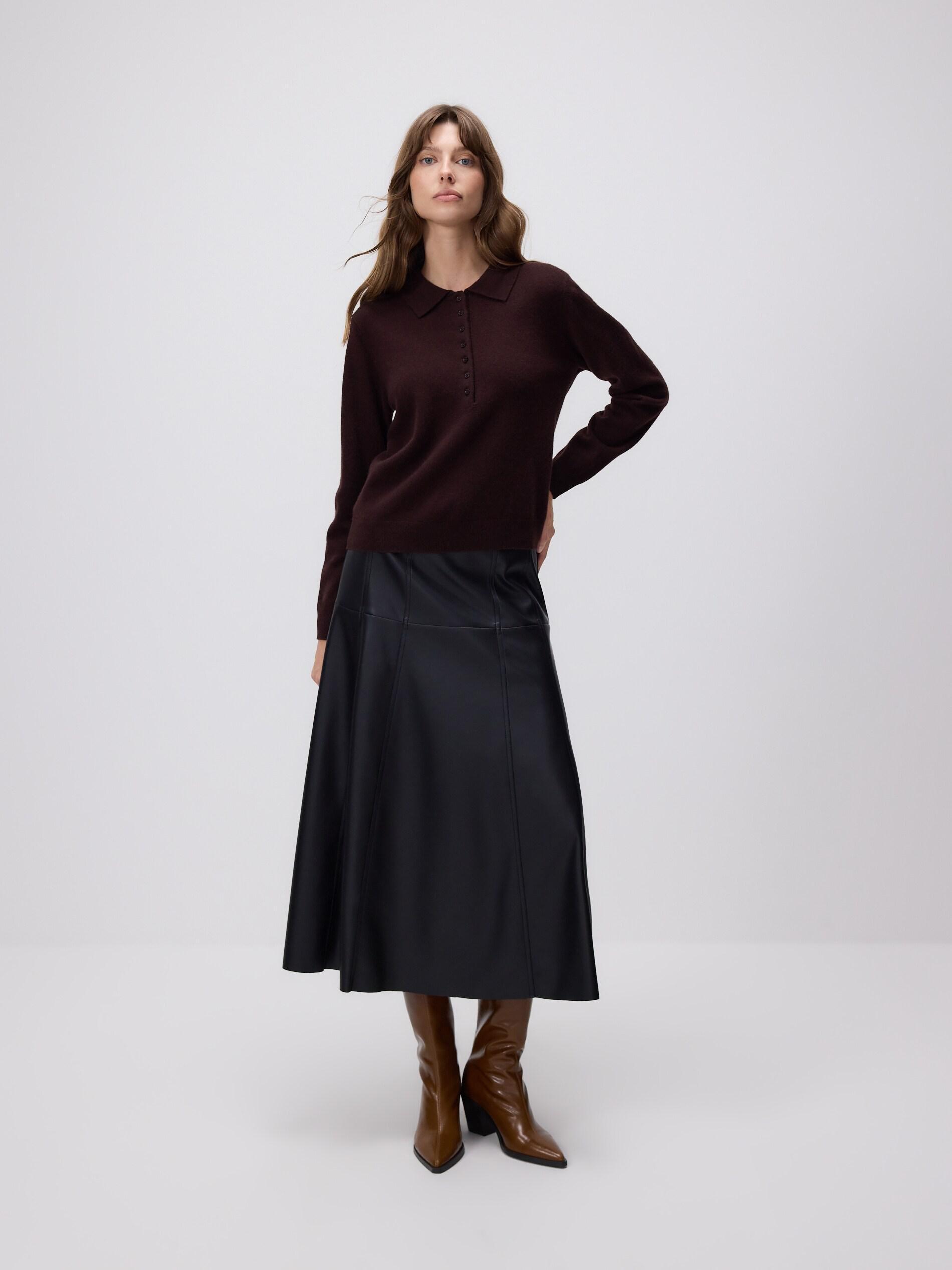 Brown Sweater, Brown, large image number 4