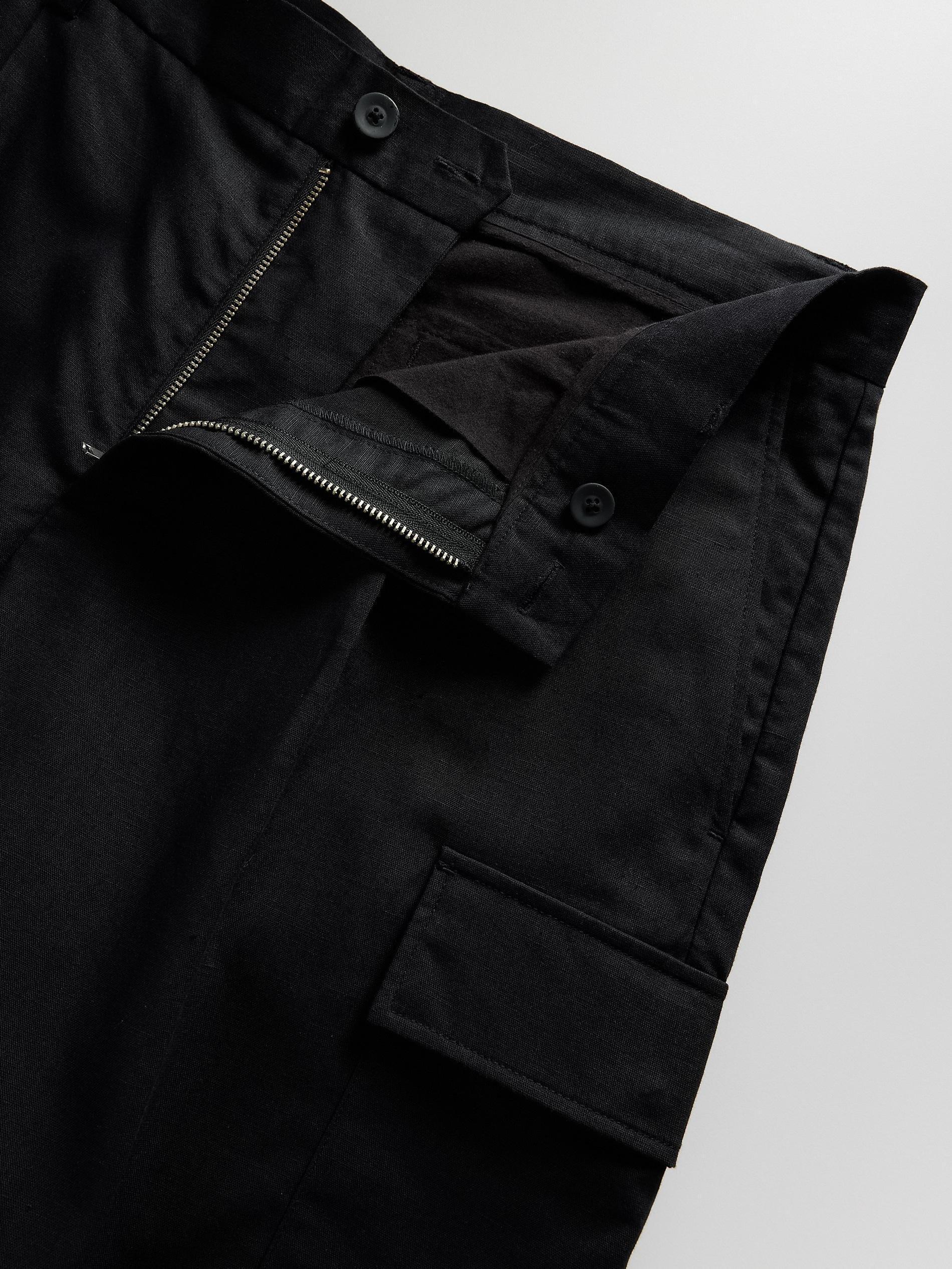 Black Cargo Shorts, , large image number 2